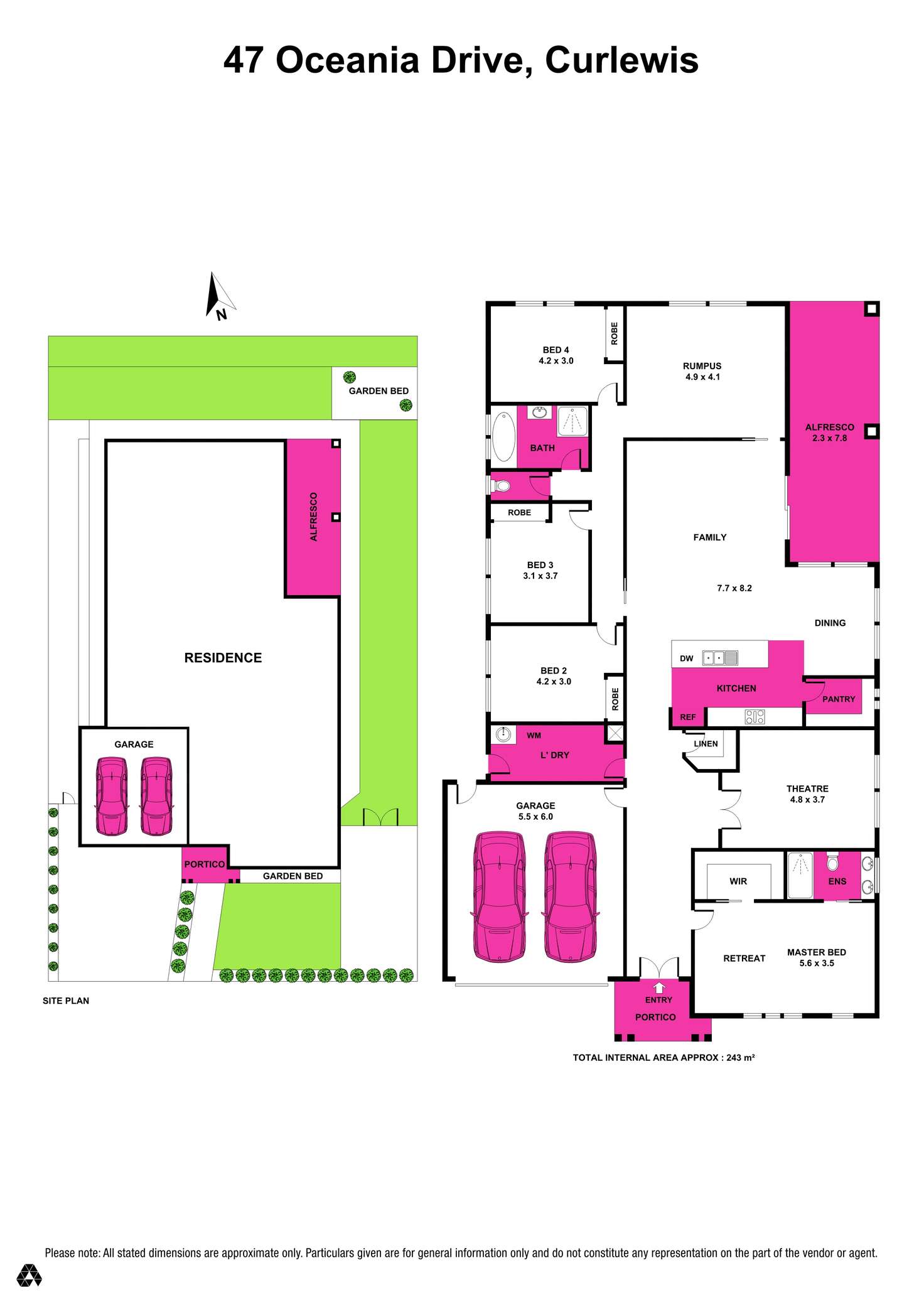 Floorplan of Homely house listing, 47 Oceania Drive, Curlewis VIC 3222