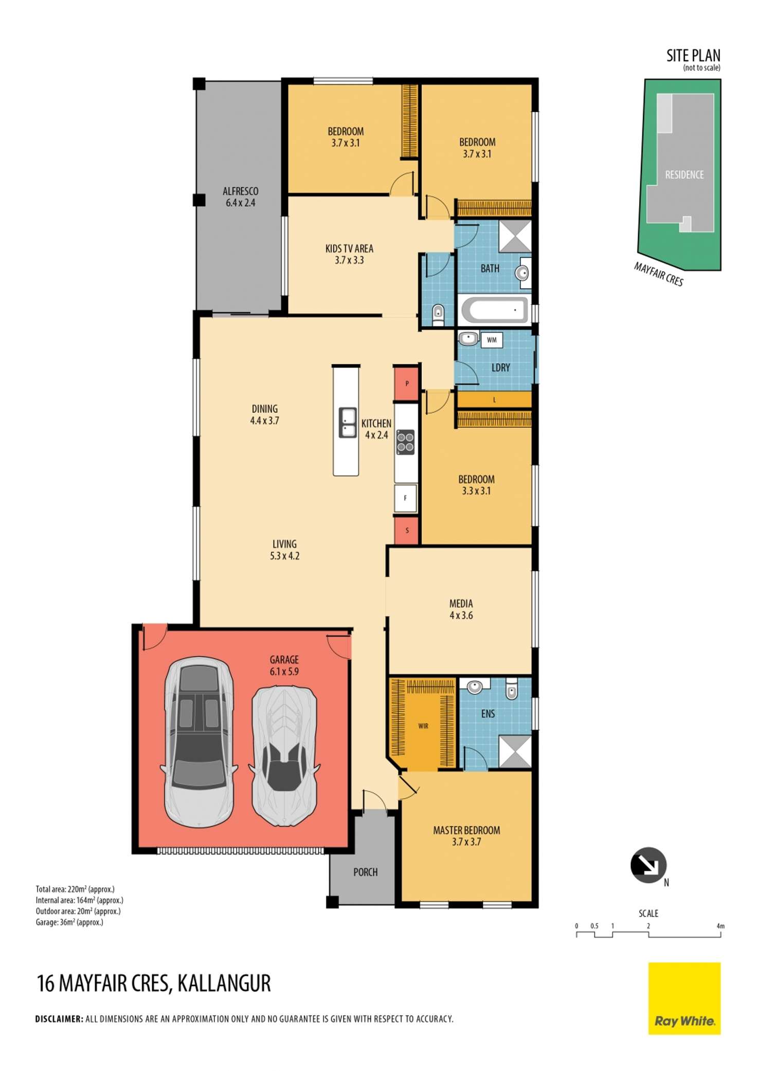 Floorplan of Homely house listing, 16 Mayfair Crescent, Kallangur QLD 4503