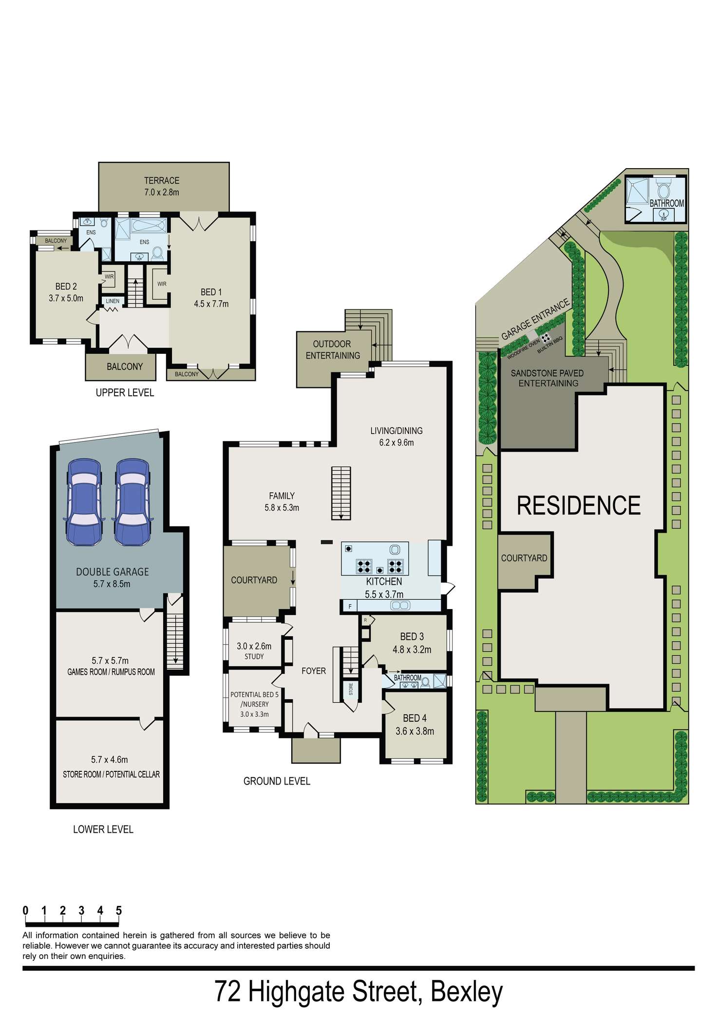 Floorplan of Homely house listing, 72 Highgate Street, Bexley NSW 2207