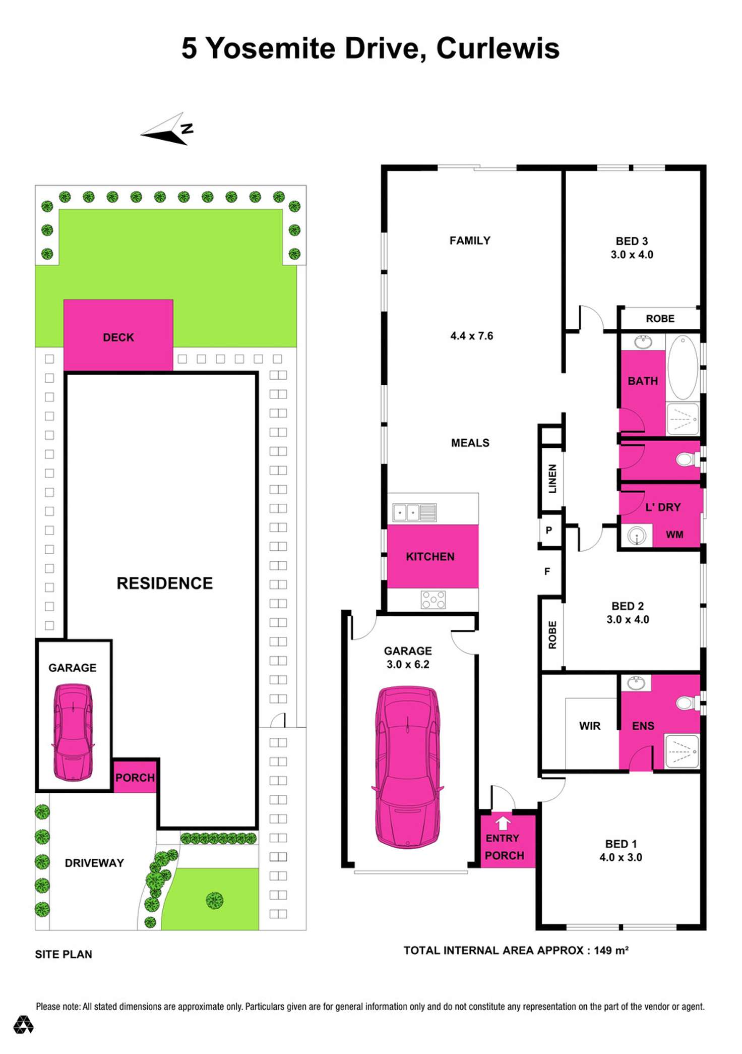 Floorplan of Homely house listing, 5 Yosemite Avenue, Curlewis VIC 3222