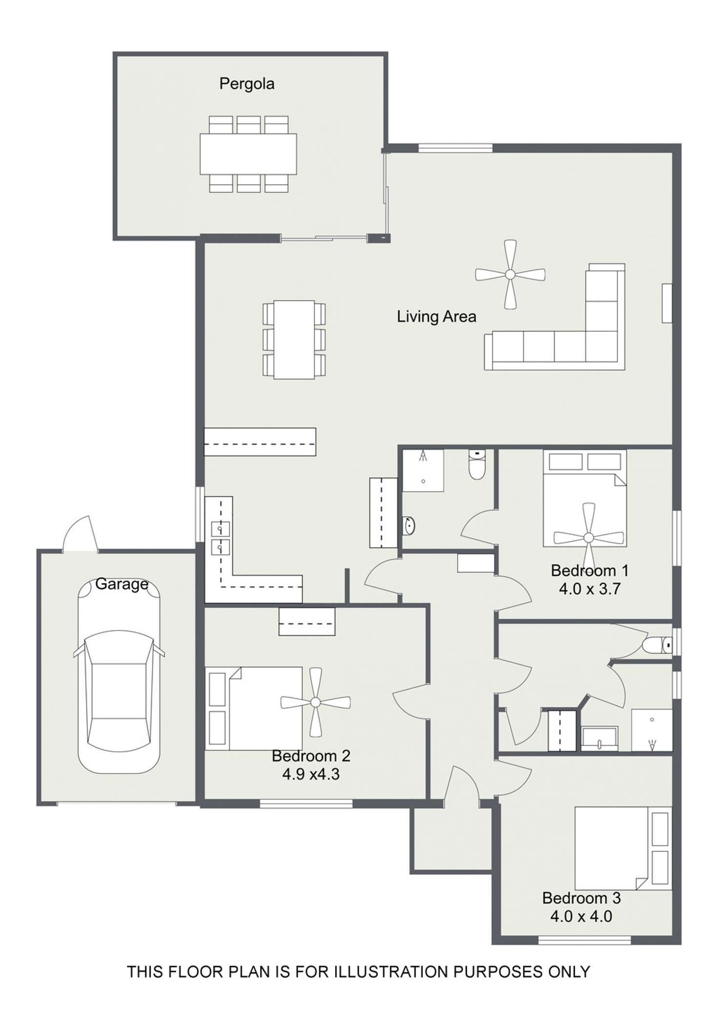 Floorplan of Homely house listing, 16 FOURTH AVENUE, Naracoorte SA 5271