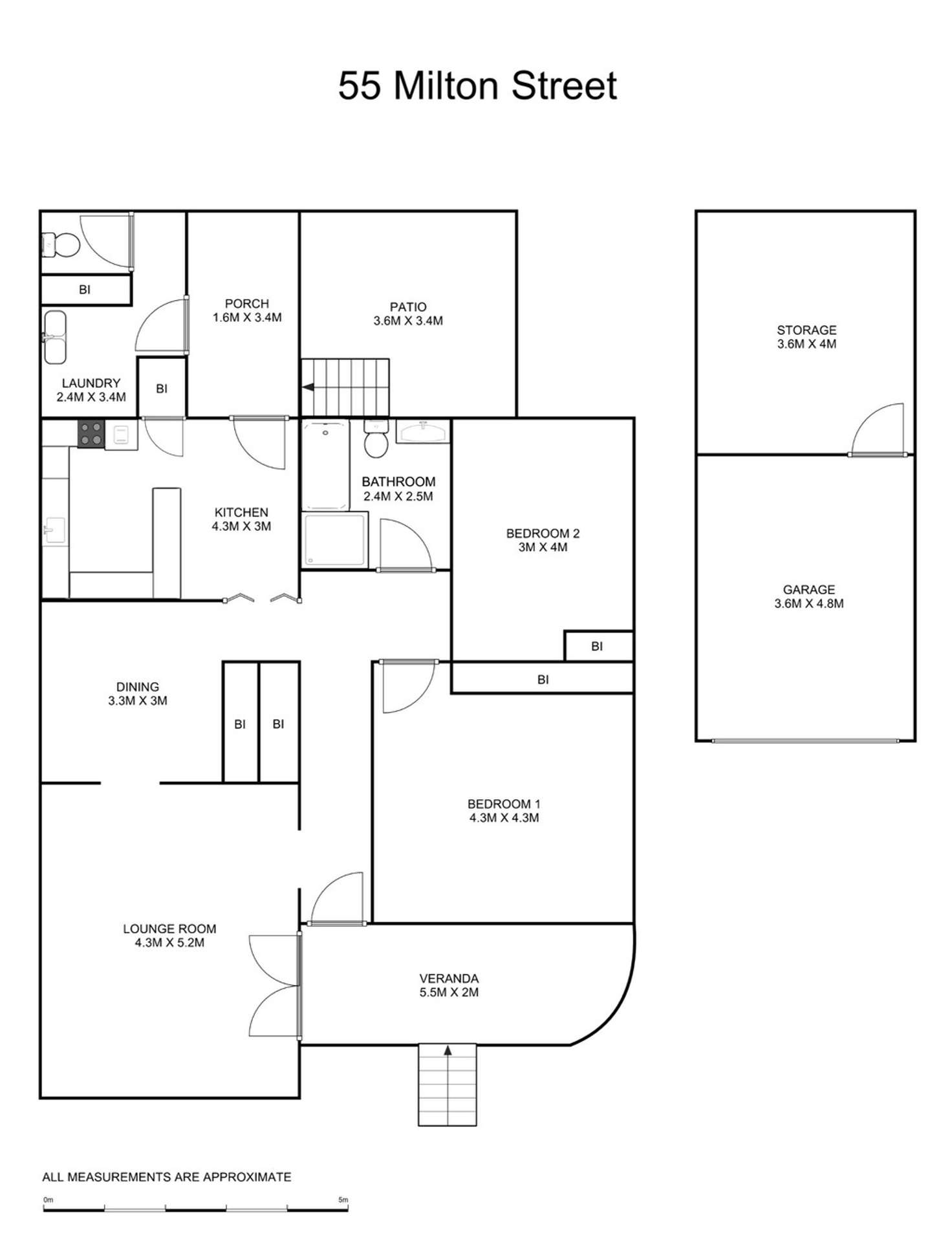Floorplan of Homely house listing, 55 Milton Street, Grafton NSW 2460