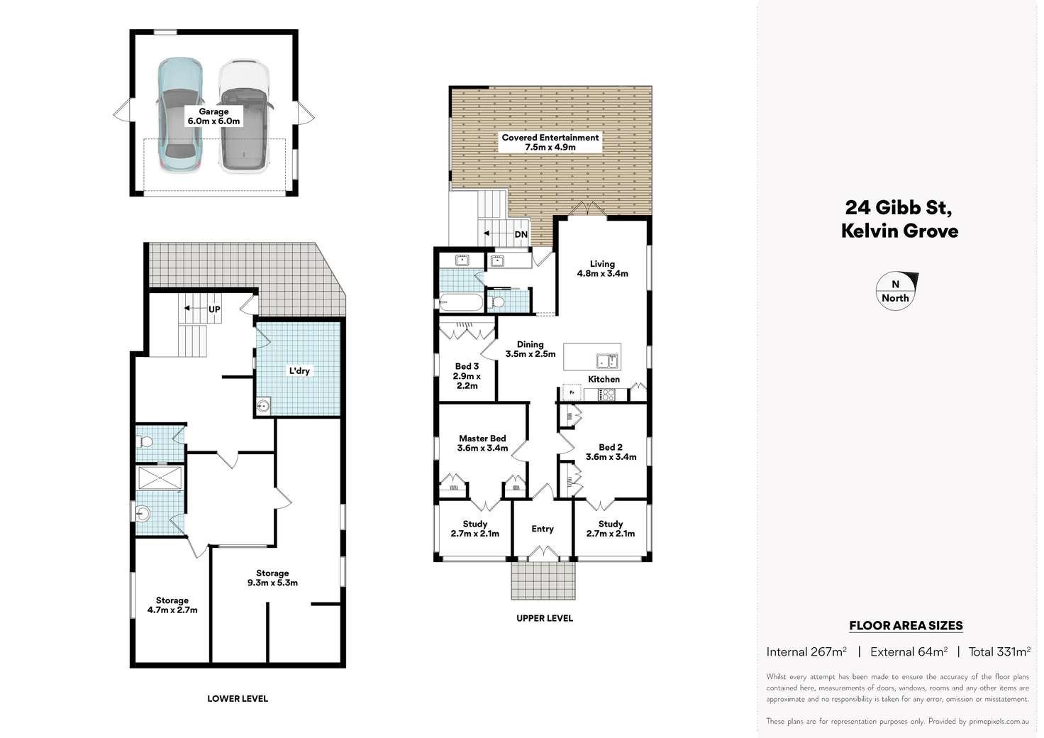 Floorplan of Homely house listing, 24 Gibb Street, Kelvin Grove QLD 4059