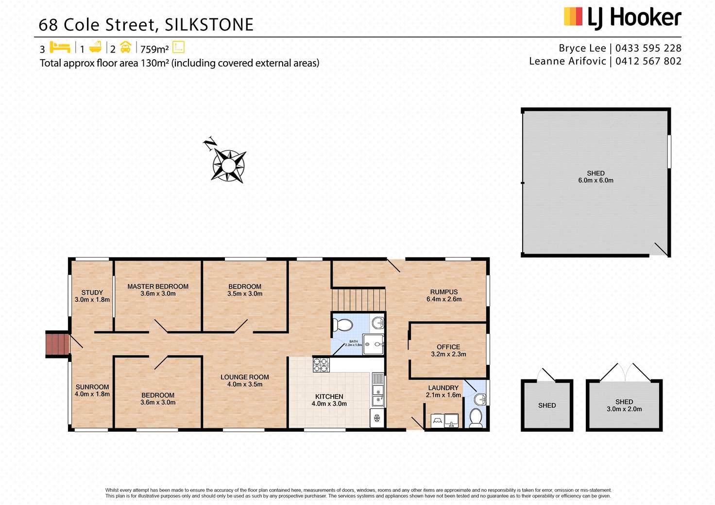 Floorplan of Homely house listing, 68 Cole St, Silkstone QLD 4304