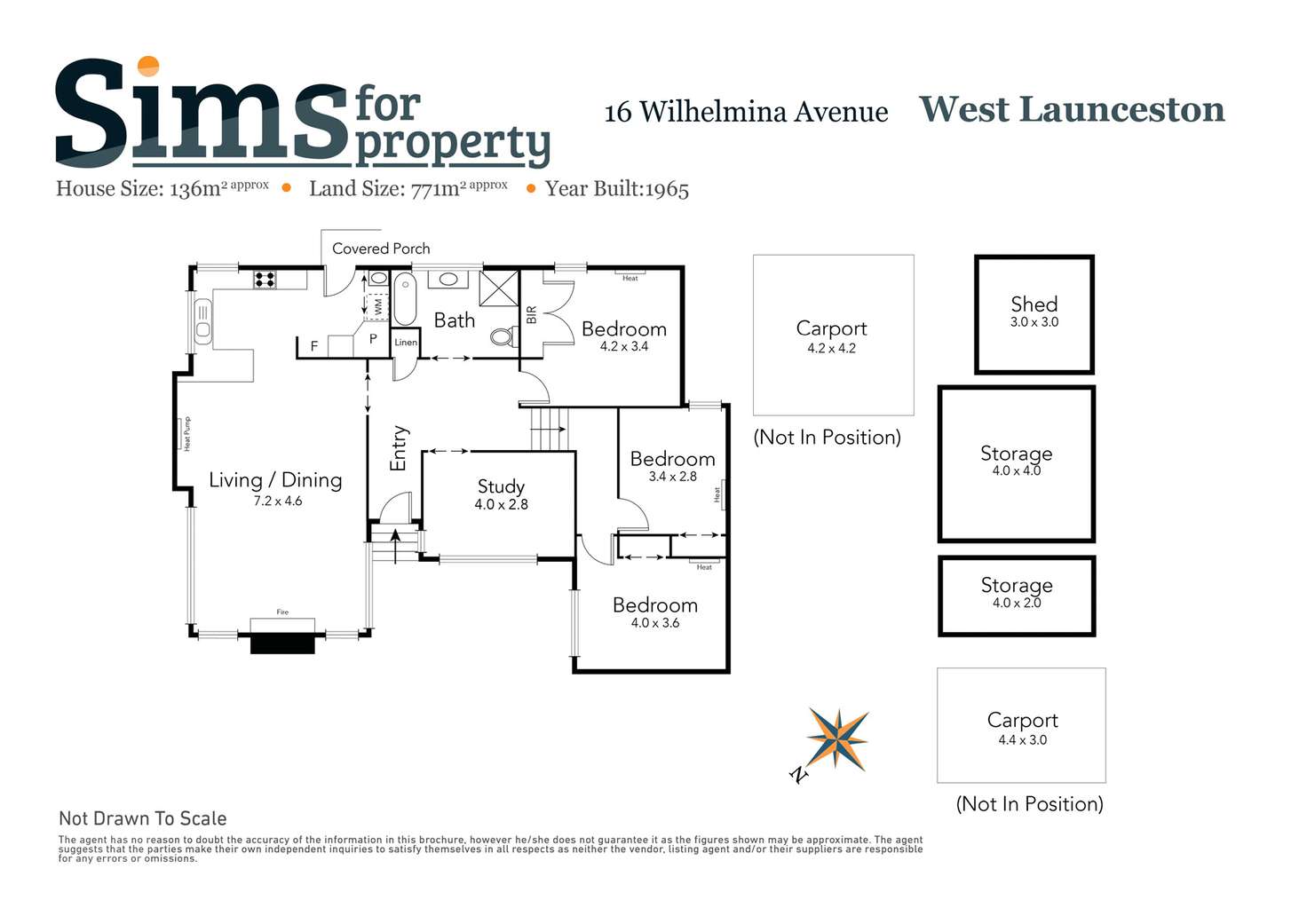 Floorplan of Homely house listing, 16 Wilhelmina Avenue, West Launceston TAS 7250