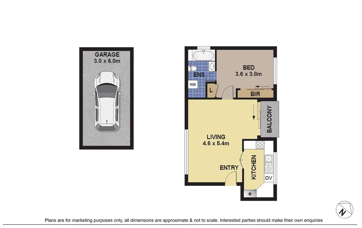 Floorplan of Homely unit listing, 15/72-74 Charlotte Street, Ashfield NSW 2131