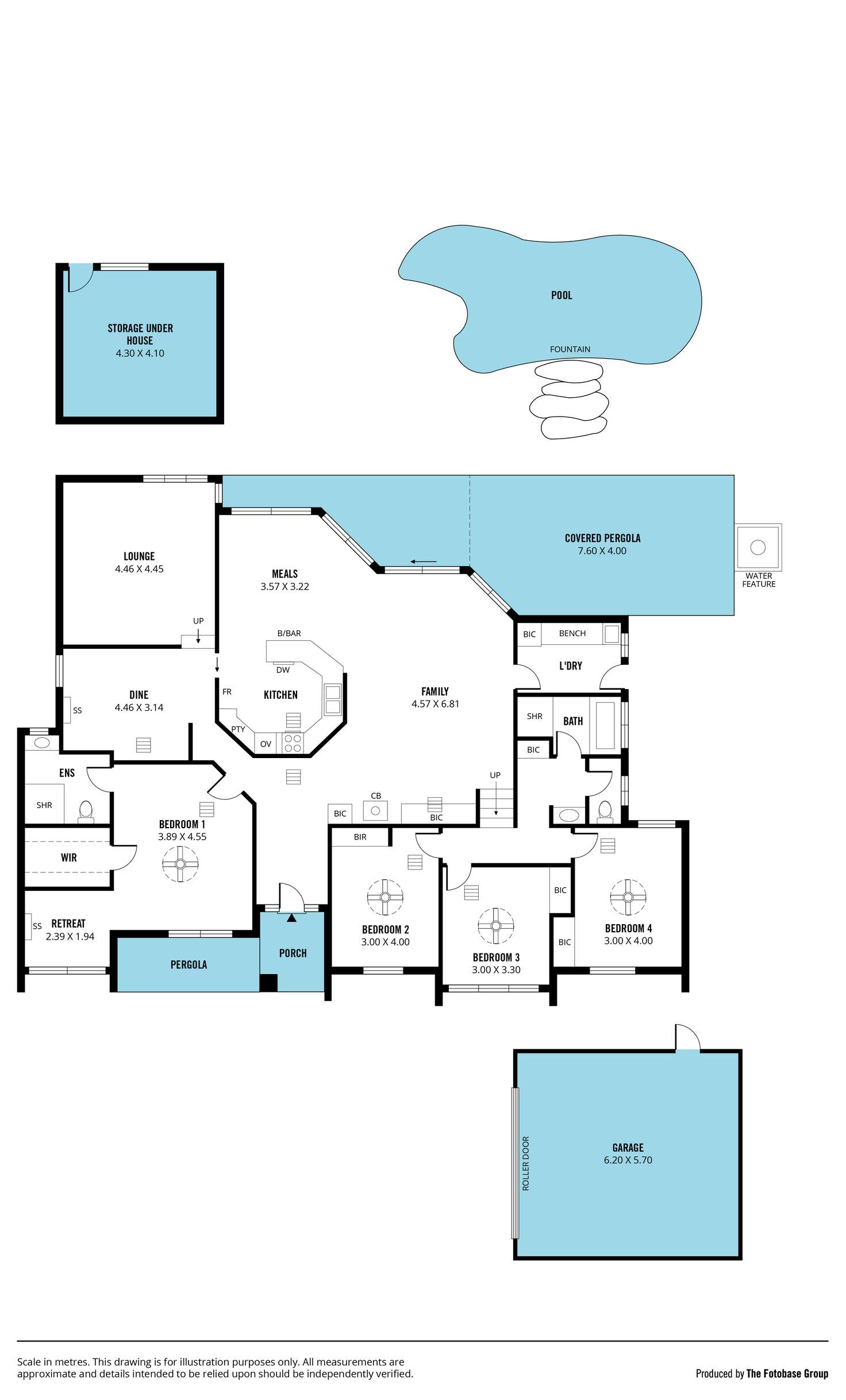 Floorplan of Homely house listing, 93 Kingfisher Circuit, Flagstaff Hill SA 5159