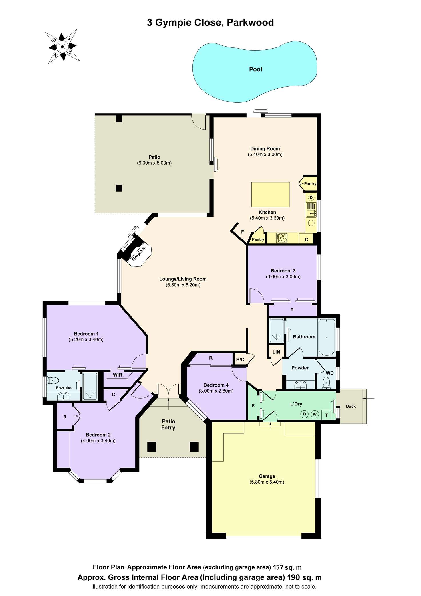 Floorplan of Homely house listing, 3 Gympie Close, Parkwood QLD 4214