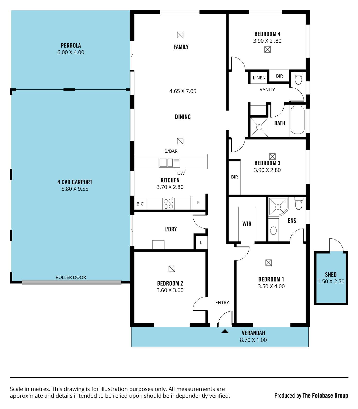 Floorplan of Homely house listing, 48 Grand Boulevard, Craigburn Farm SA 5051