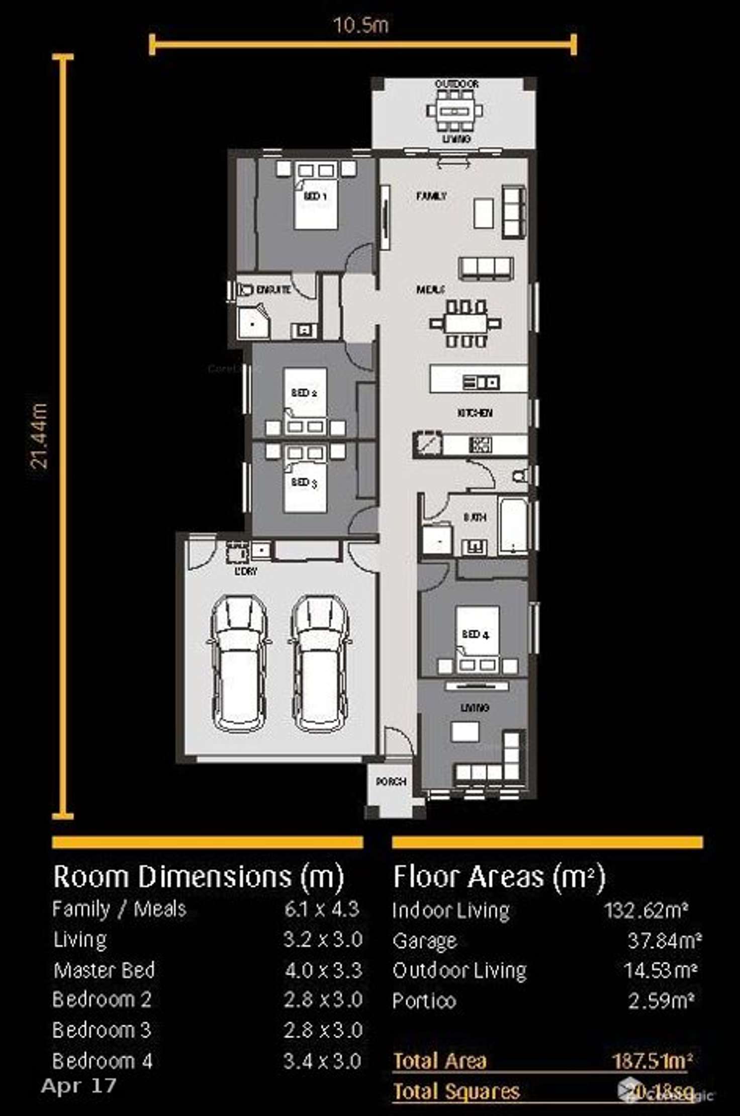 Floorplan of Homely house listing, 5 Hiddins Road, Berrinba QLD 4117