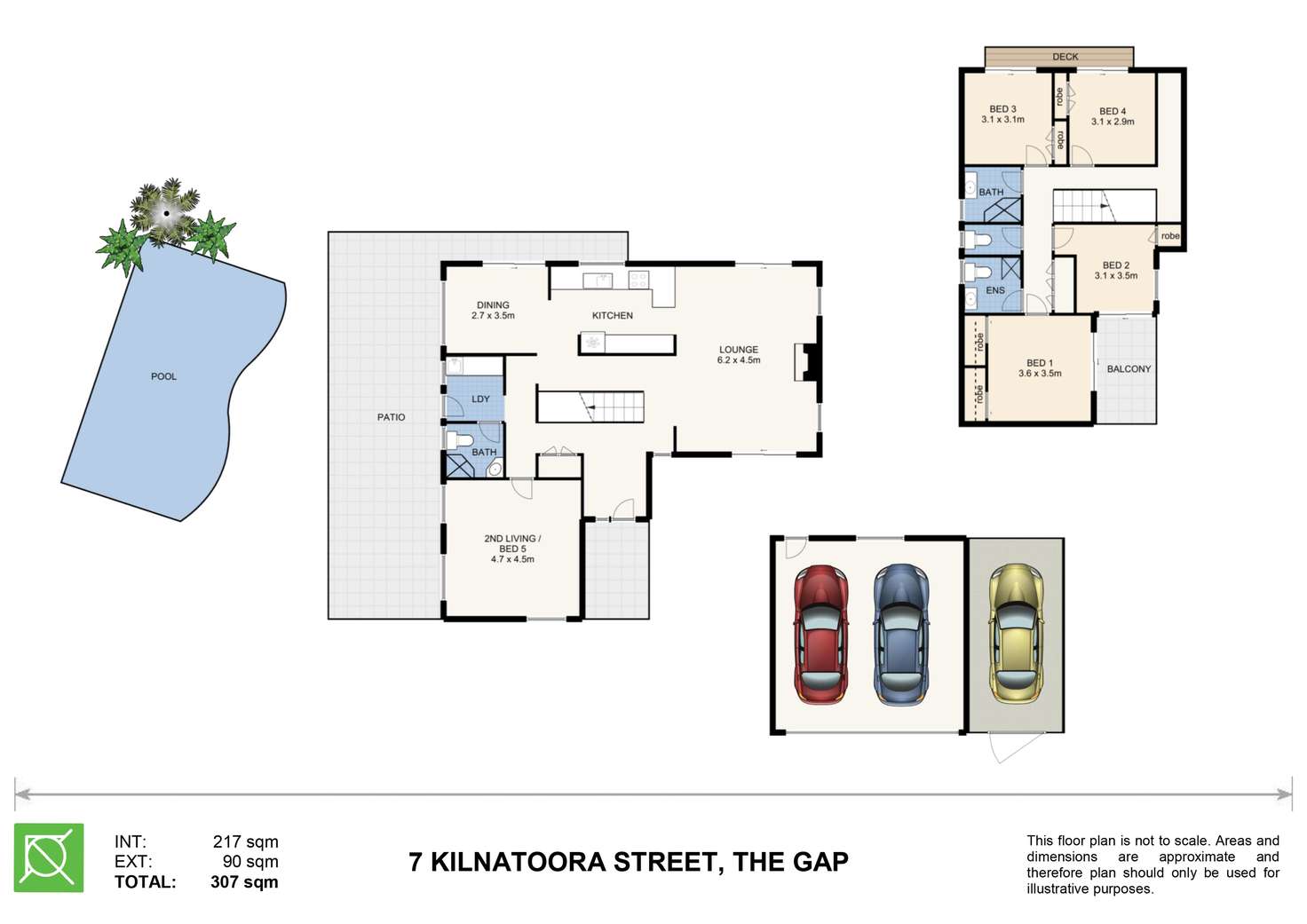 Floorplan of Homely house listing, 7 Kilnatoora Street, The Gap QLD 4061