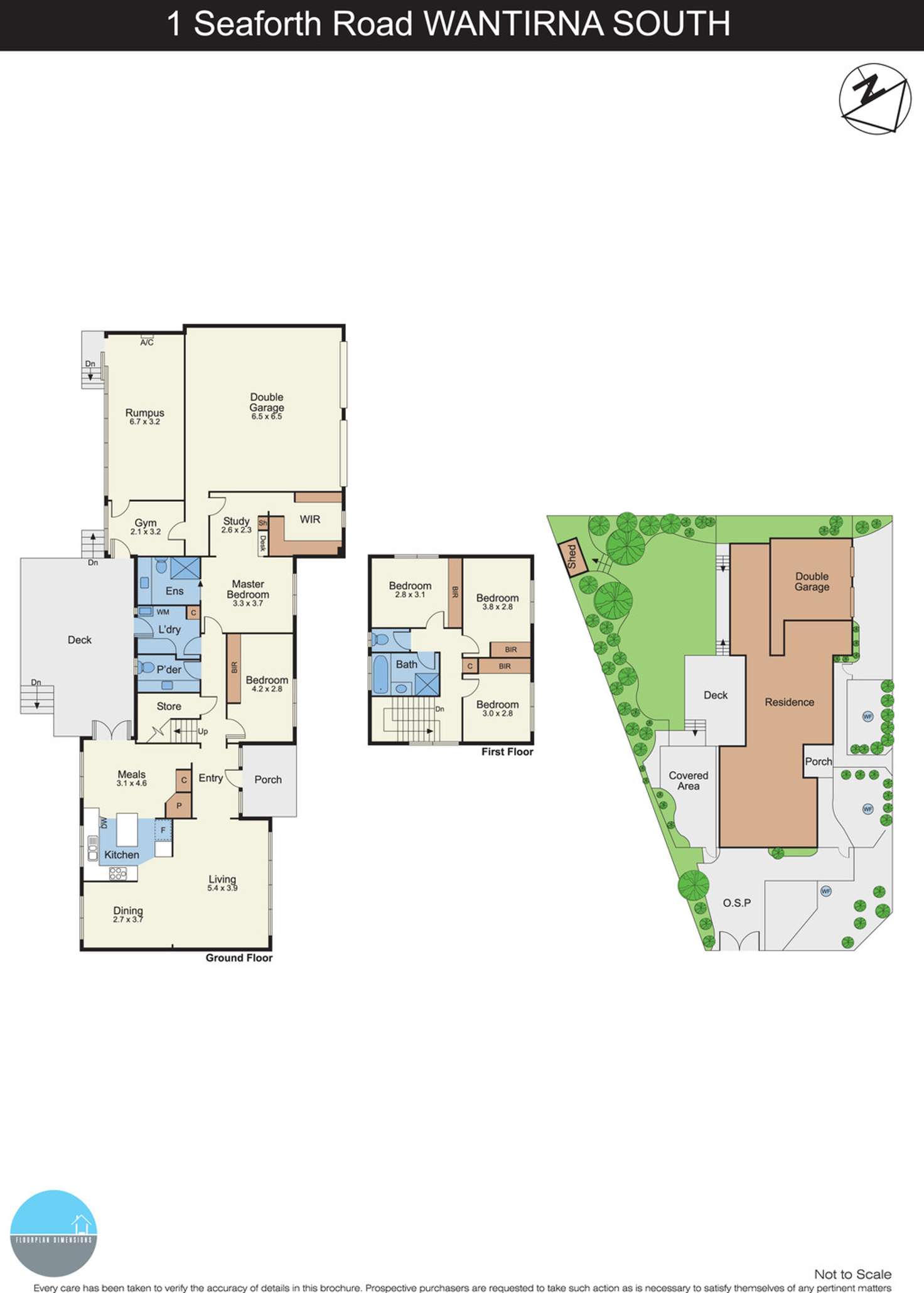 Floorplan of Homely house listing, 1 Seaforth Road, Wantirna South VIC 3152