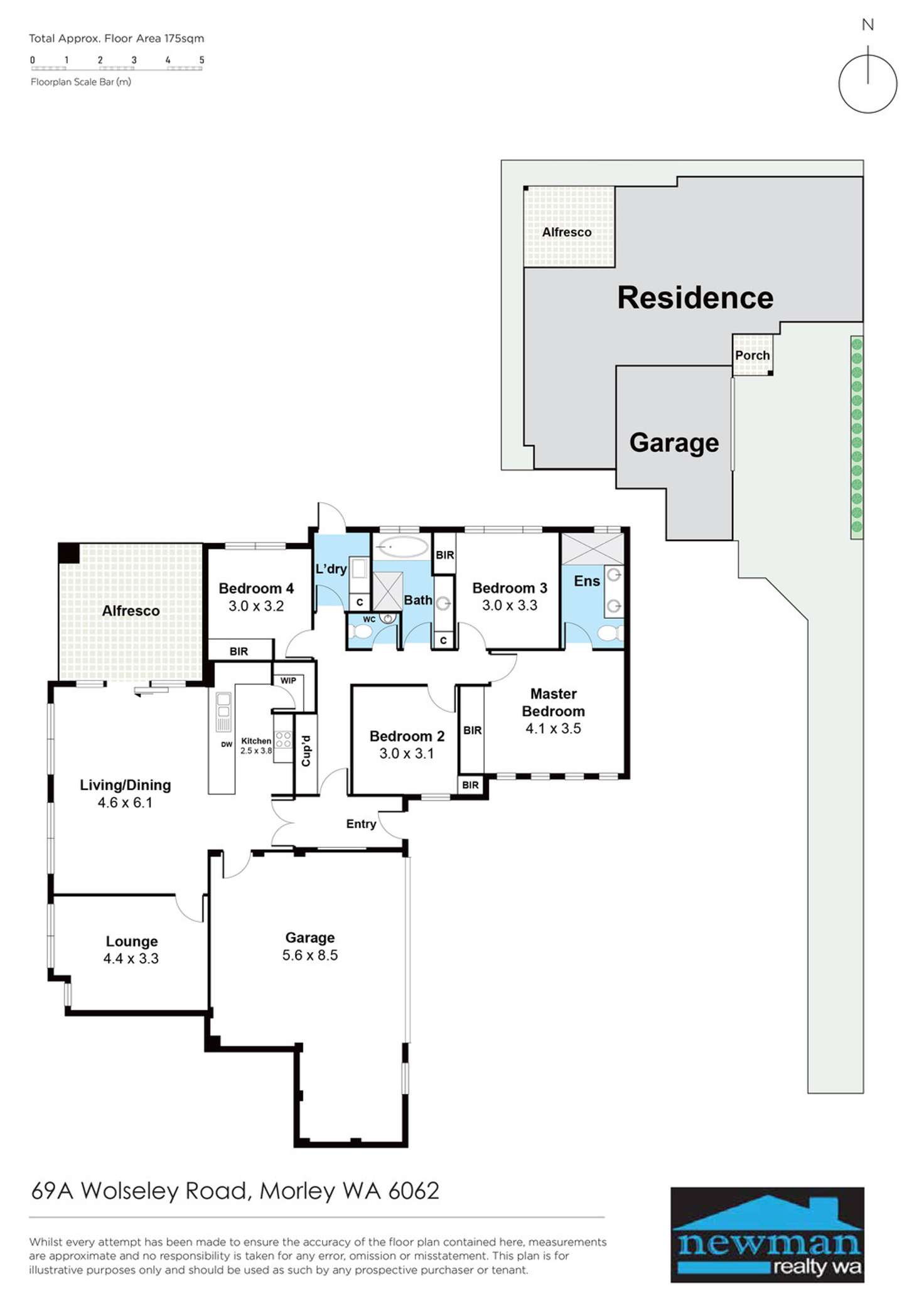 Floorplan of Homely house listing, 69A Wolseley Road, Morley WA 6062