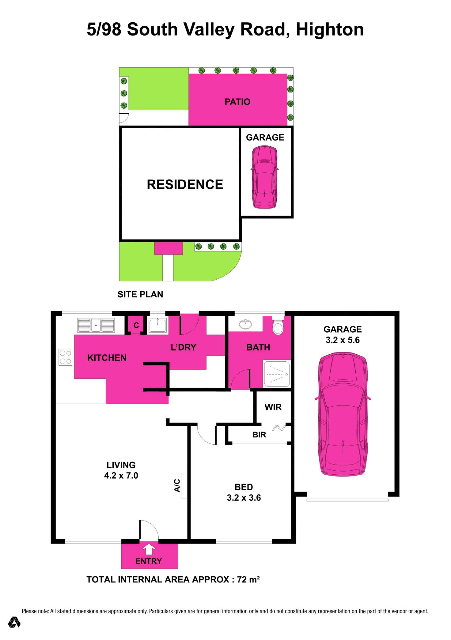 Floorplan of Homely unit listing, 5/98 South Valley Road, Highton VIC 3216