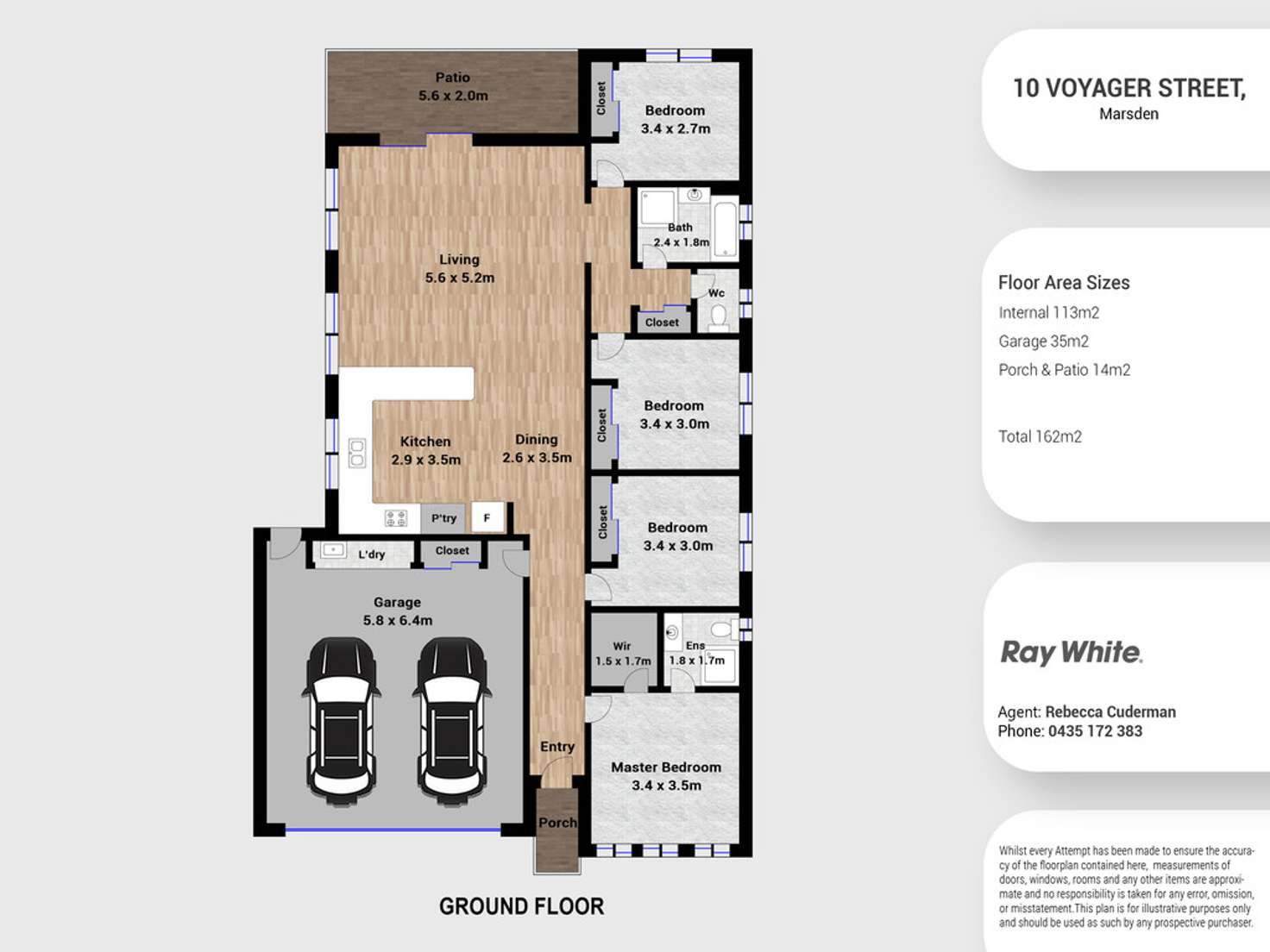 Floorplan of Homely house listing, 10 Voyager Street, Marsden QLD 4132