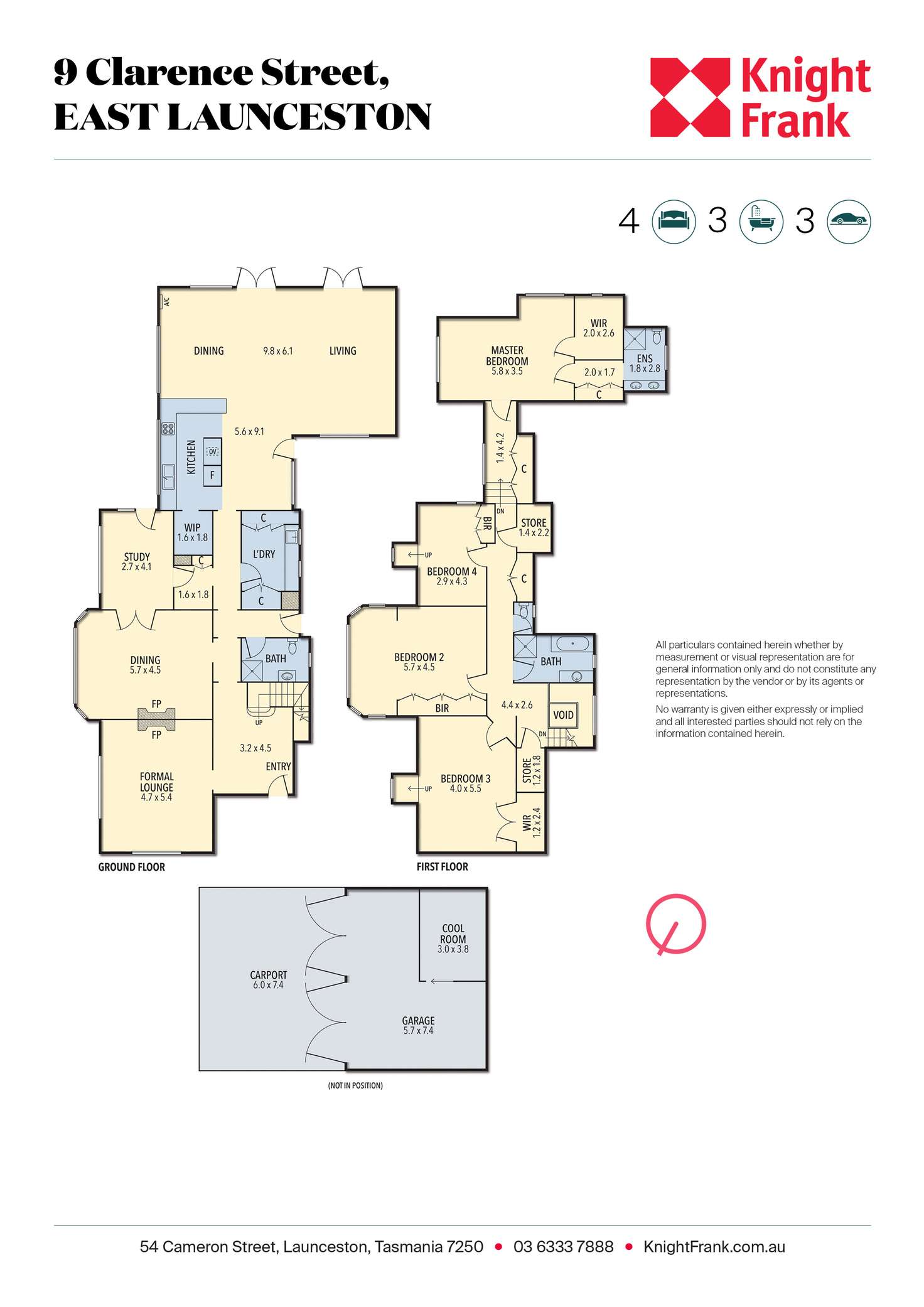 Floorplan of Homely house listing, 9 Clarence St, East Launceston TAS 7250