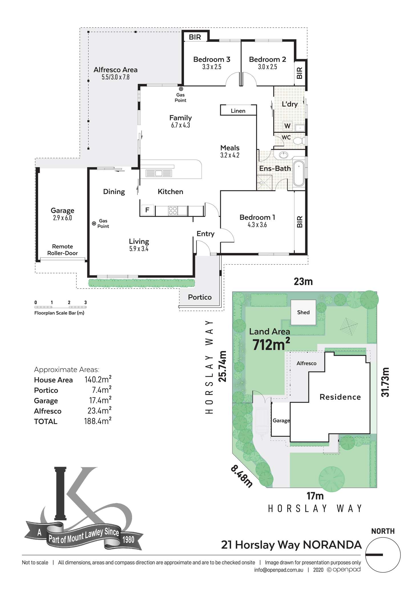 Floorplan of Homely house listing, 21 Horslay Way, Noranda WA 6062