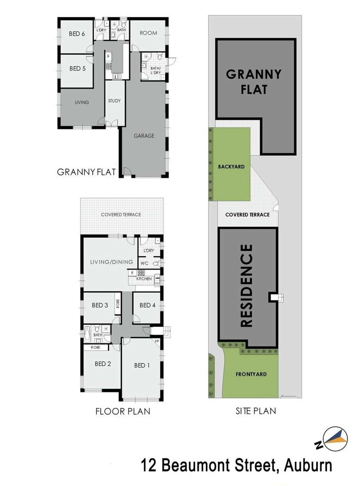 Floorplan of Homely house listing, 12 Beaumont Street, Auburn NSW 2144