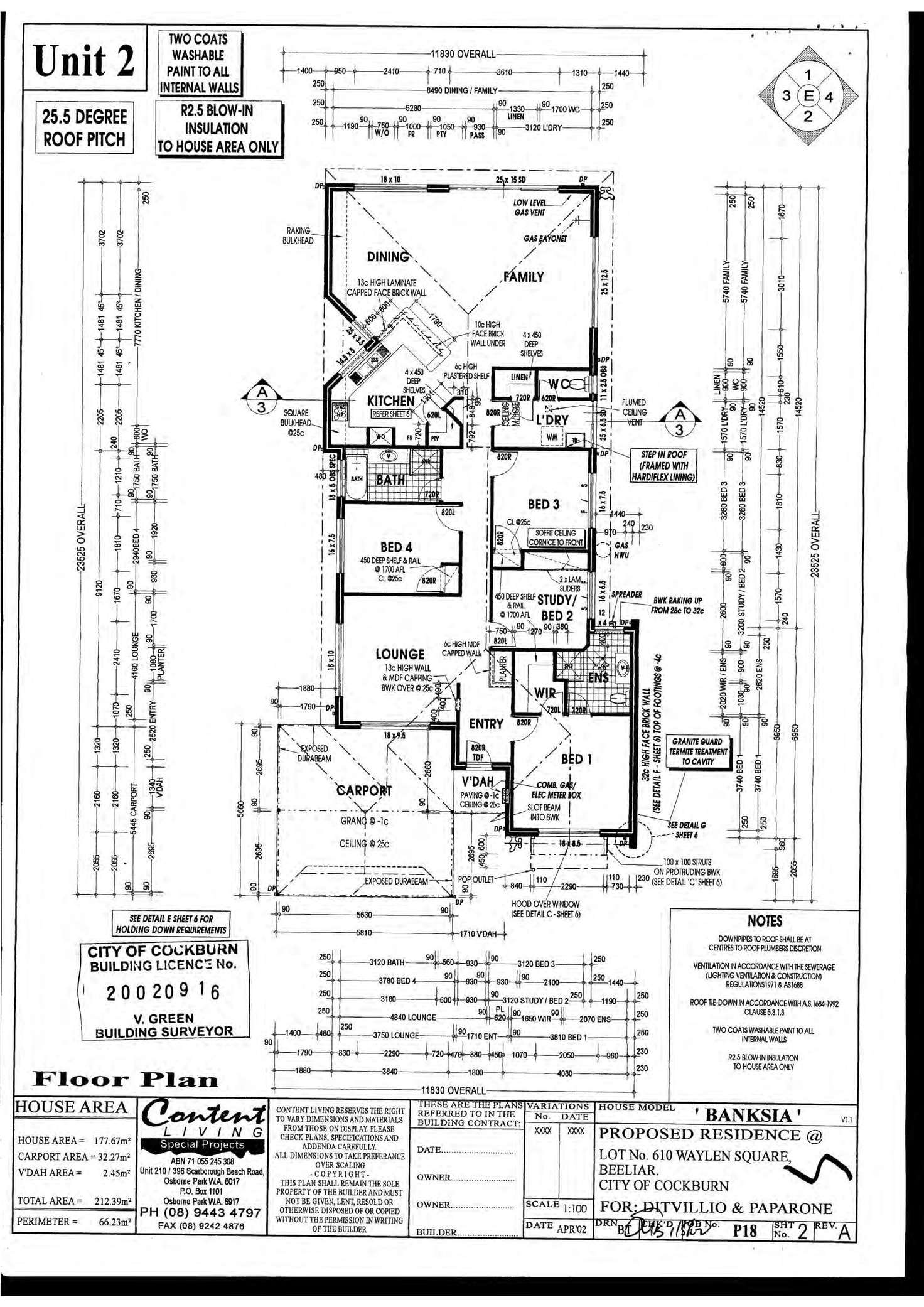 Floorplan of Homely house listing, 42B Waylen Square, Beeliar WA 6164