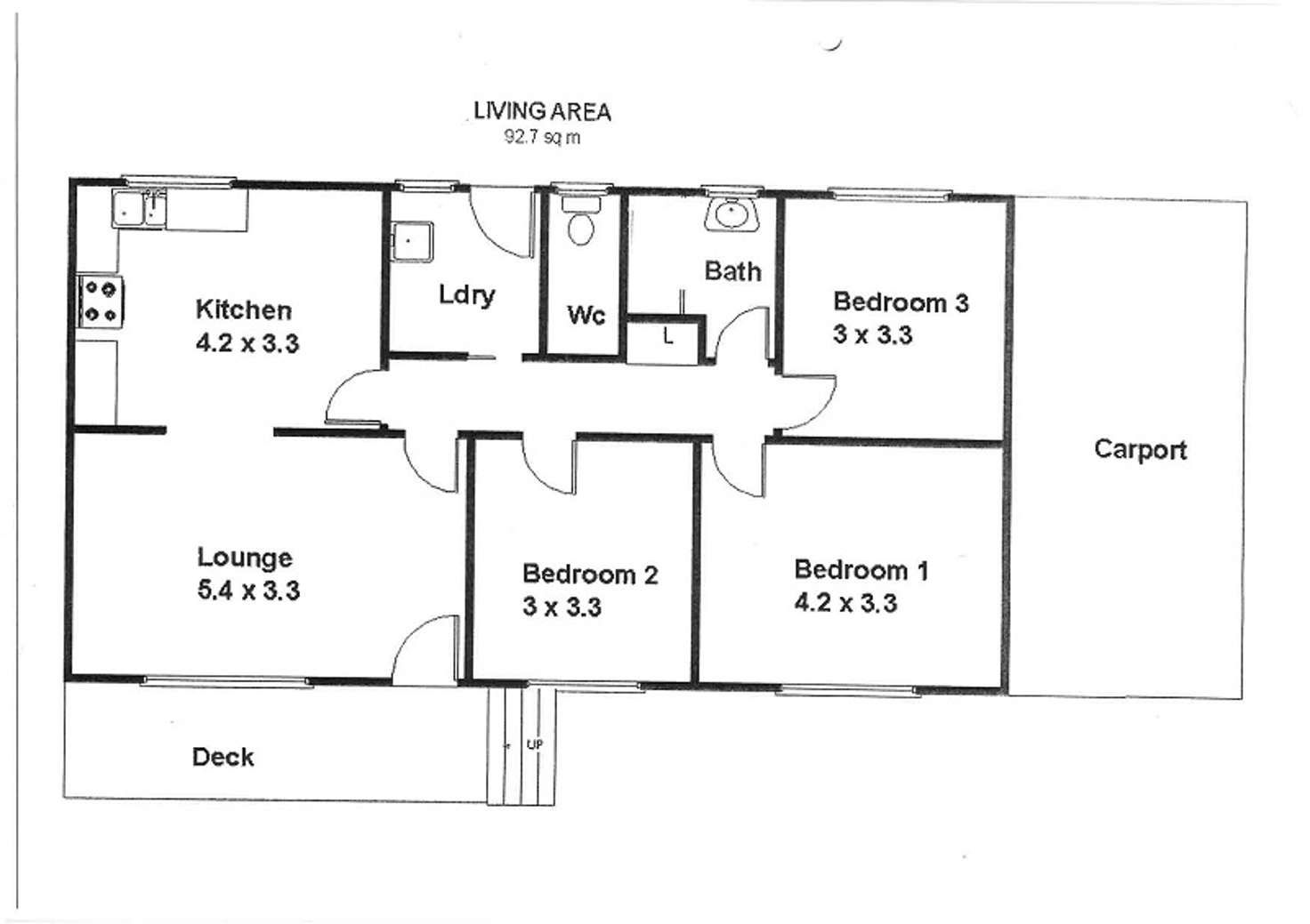 Floorplan of Homely house listing, 52 Jones Street, Berri SA 5343