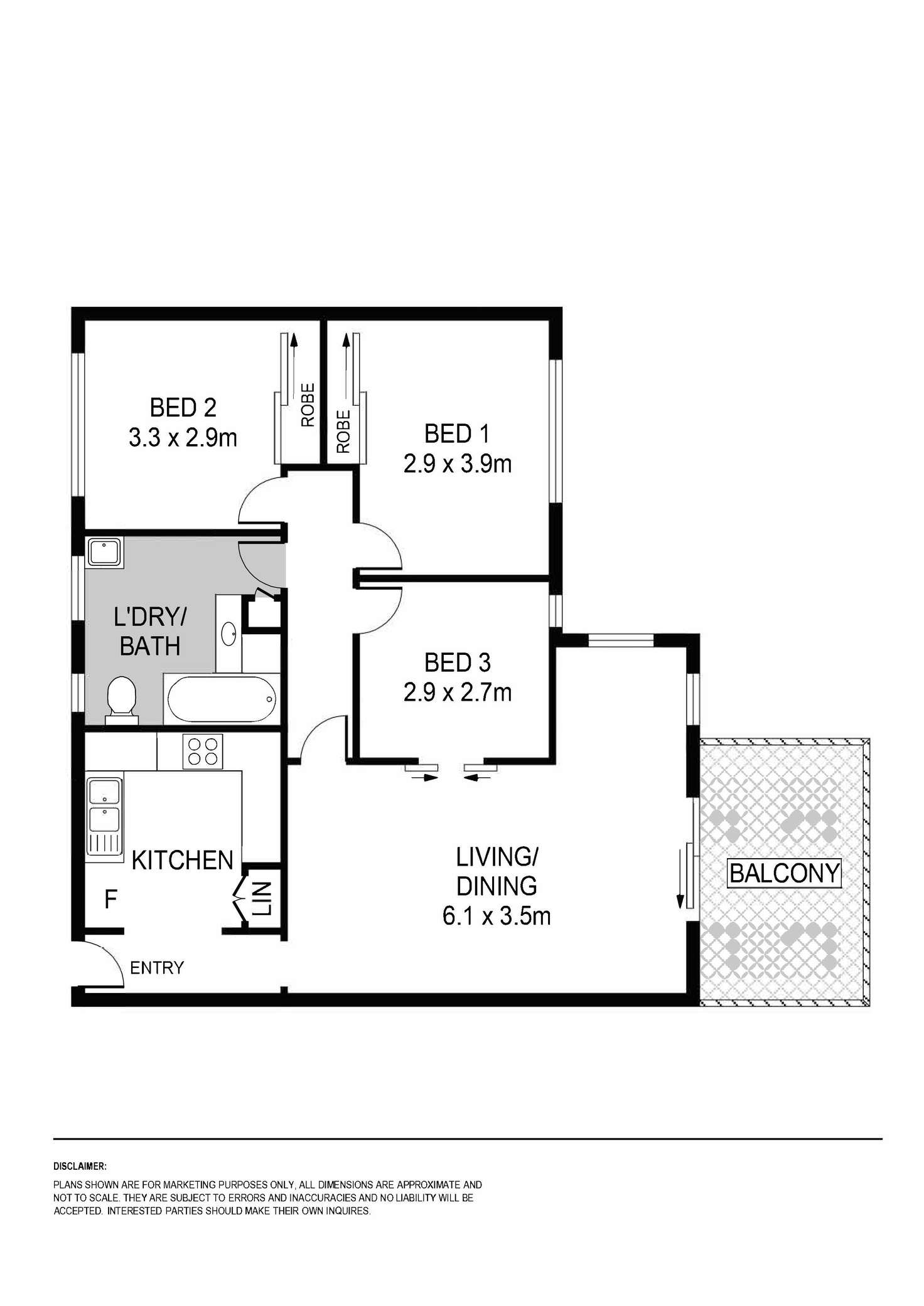Floorplan of Homely unit listing, 19/22 Benedick Road, Coolbellup WA 6163