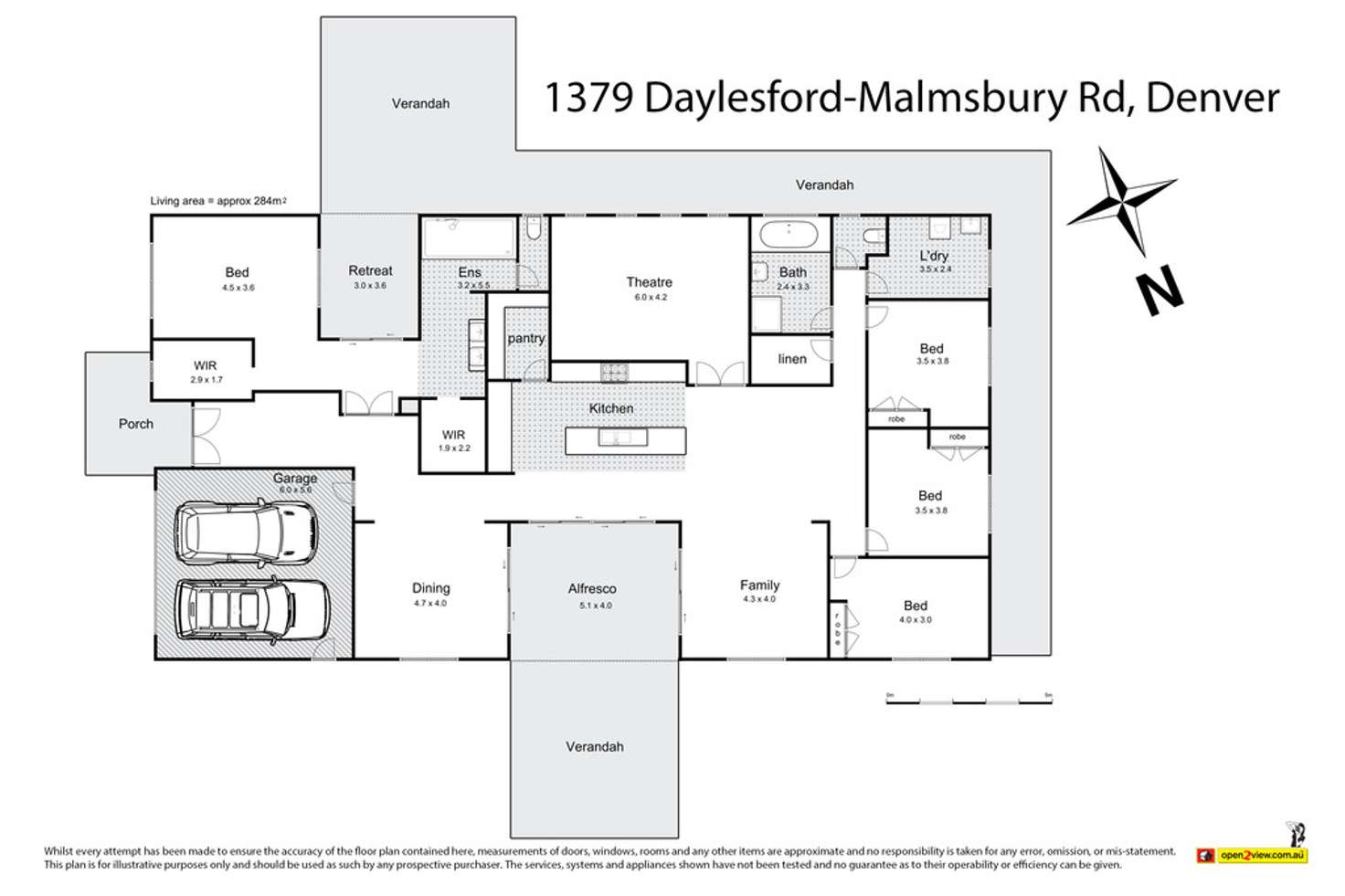 Floorplan of Homely house listing, 1379 Daylesford-Malmsbury Road, Denver VIC 3461