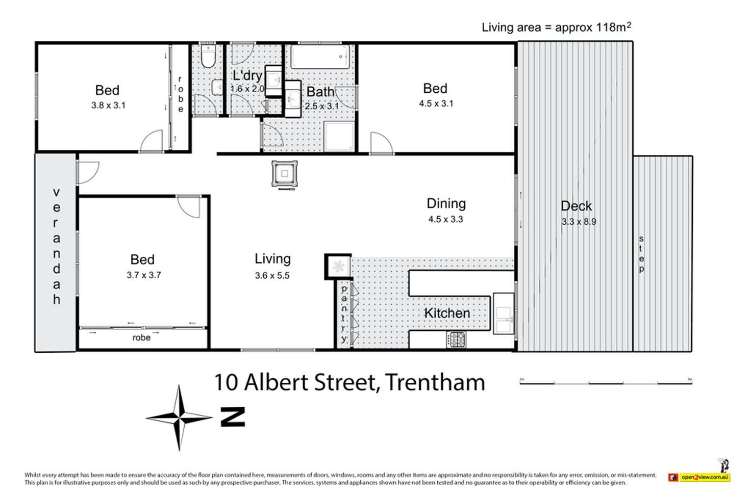 Floorplan of Homely house listing, 10 Albert Street, Trentham VIC 3458