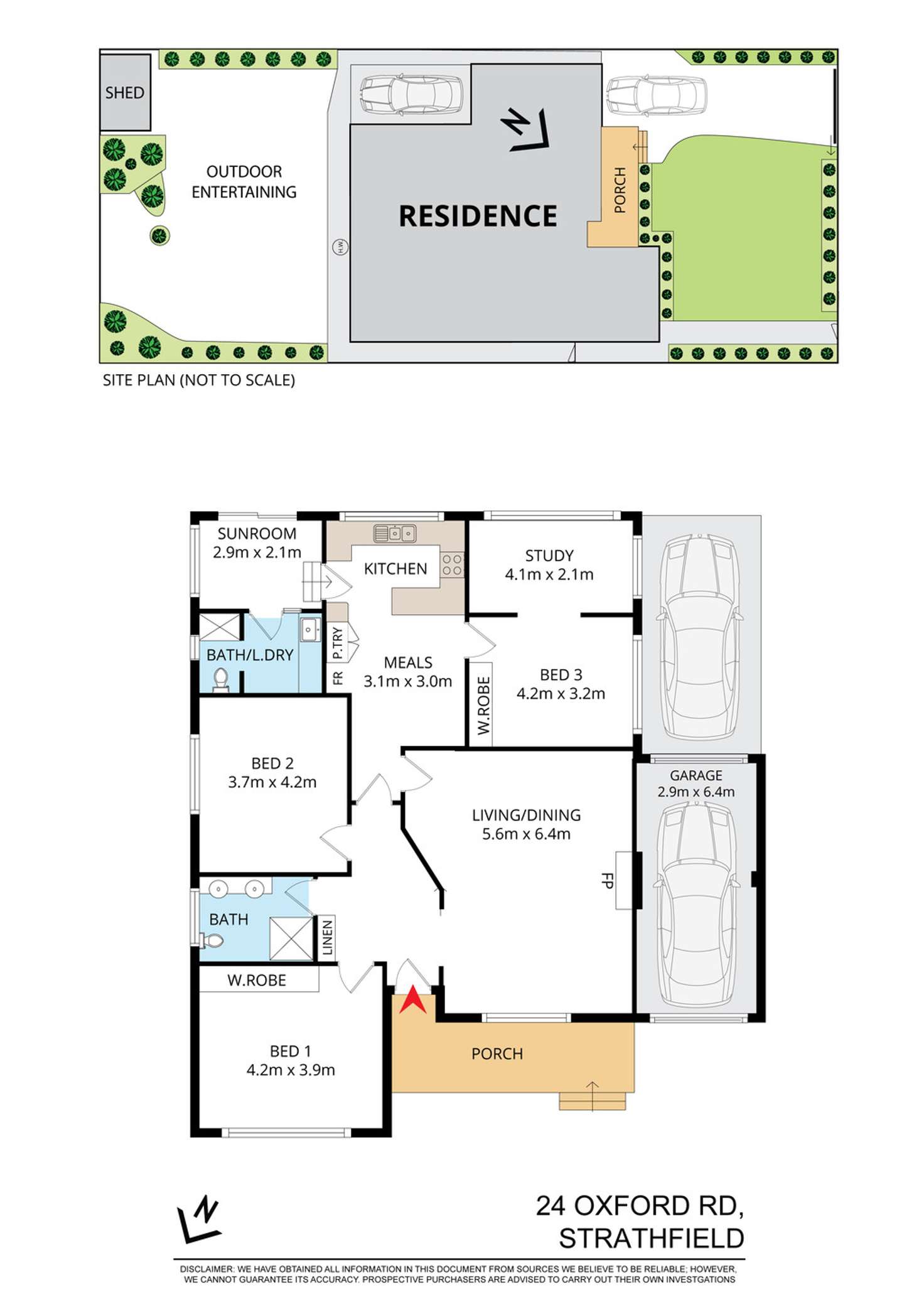 Floorplan of Homely house listing, 24 Oxford Road, Strathfield NSW 2135