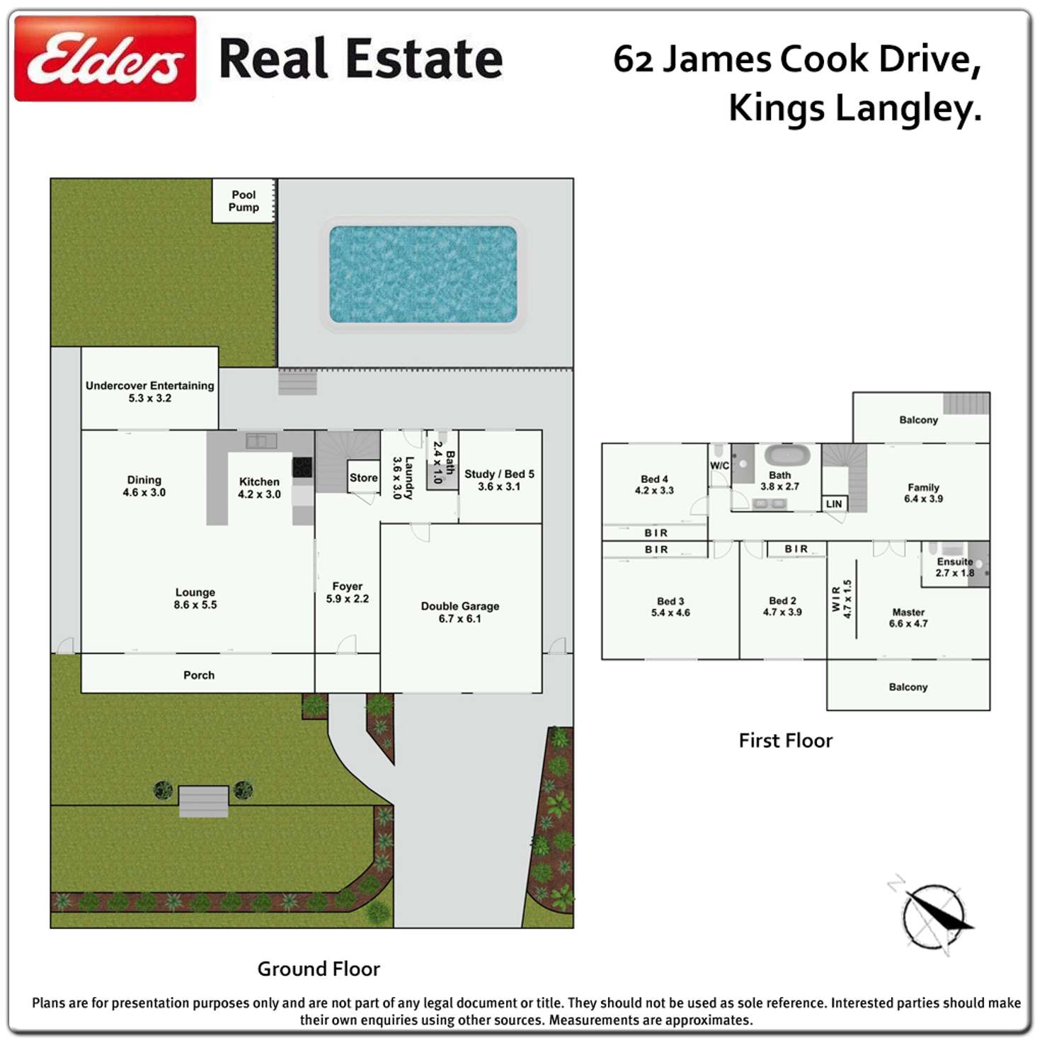 Floorplan of Homely house listing, 62 James Cook Drive, Kings Langley NSW 2147