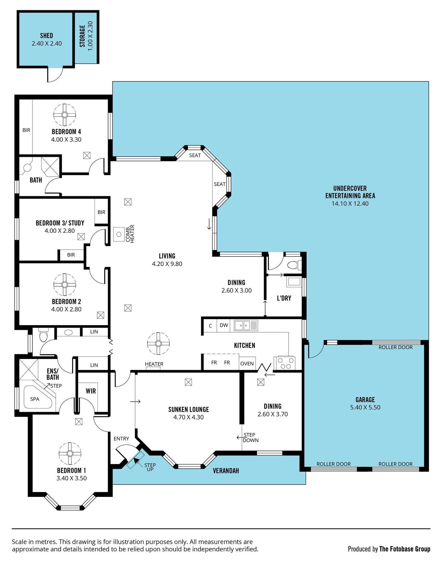 Floorplan of Homely house listing, 45 Horndale Drive, Happy Valley SA 5159