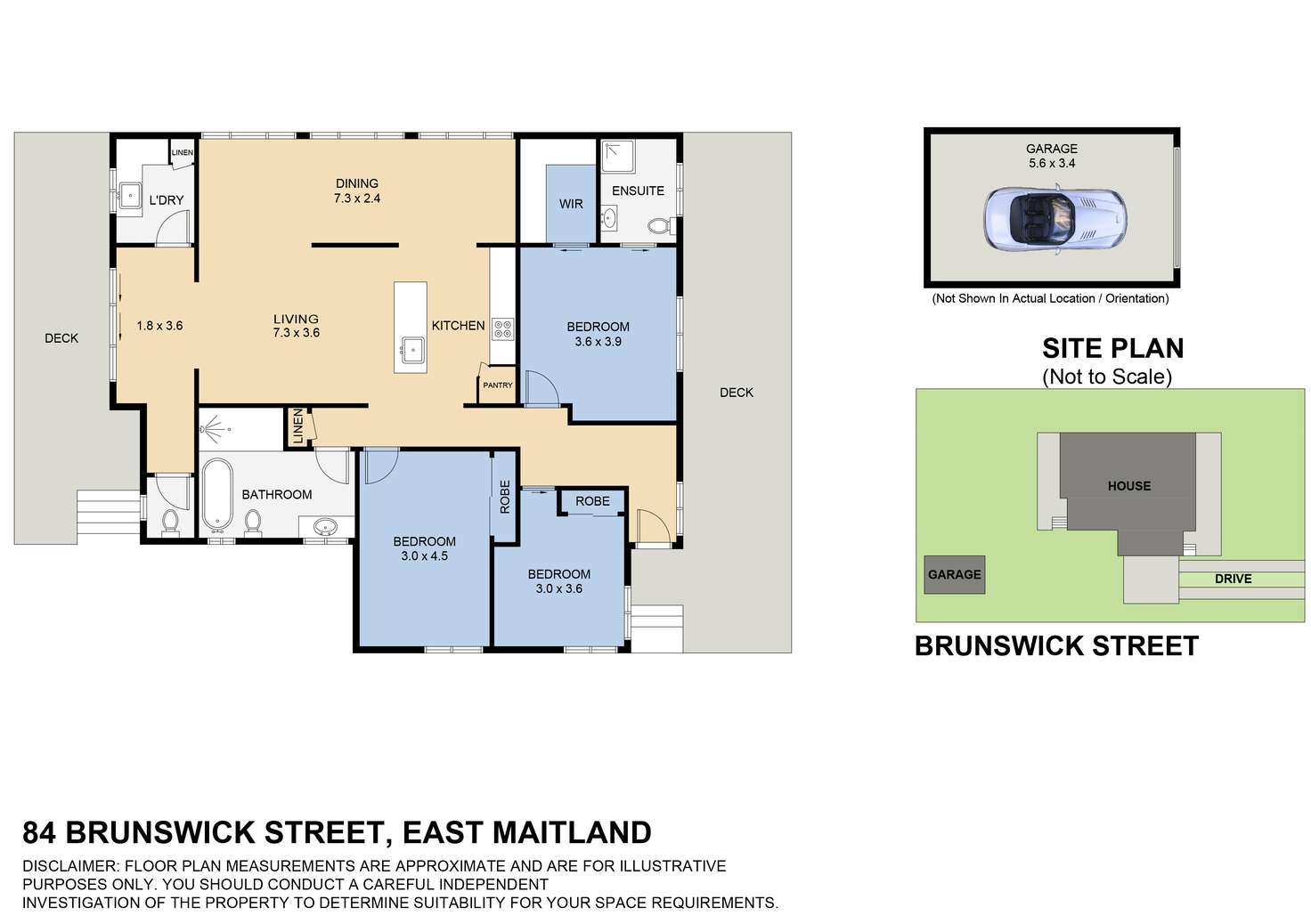 Floorplan of Homely house listing, 84 Brunswick Street, East Maitland NSW 2323