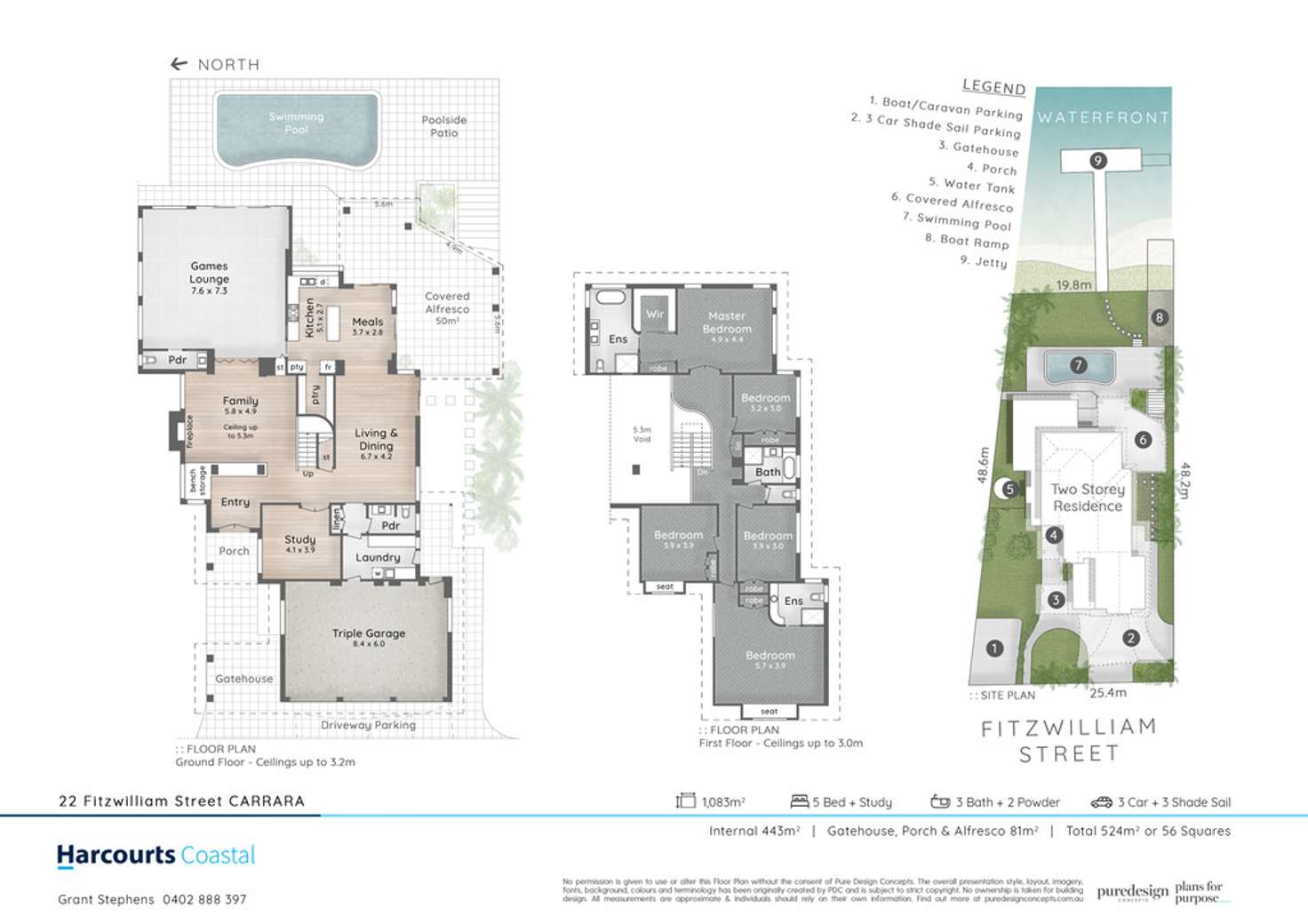 Floorplan of Homely house listing, 22 Fitzwilliam Street, Carrara QLD 4211