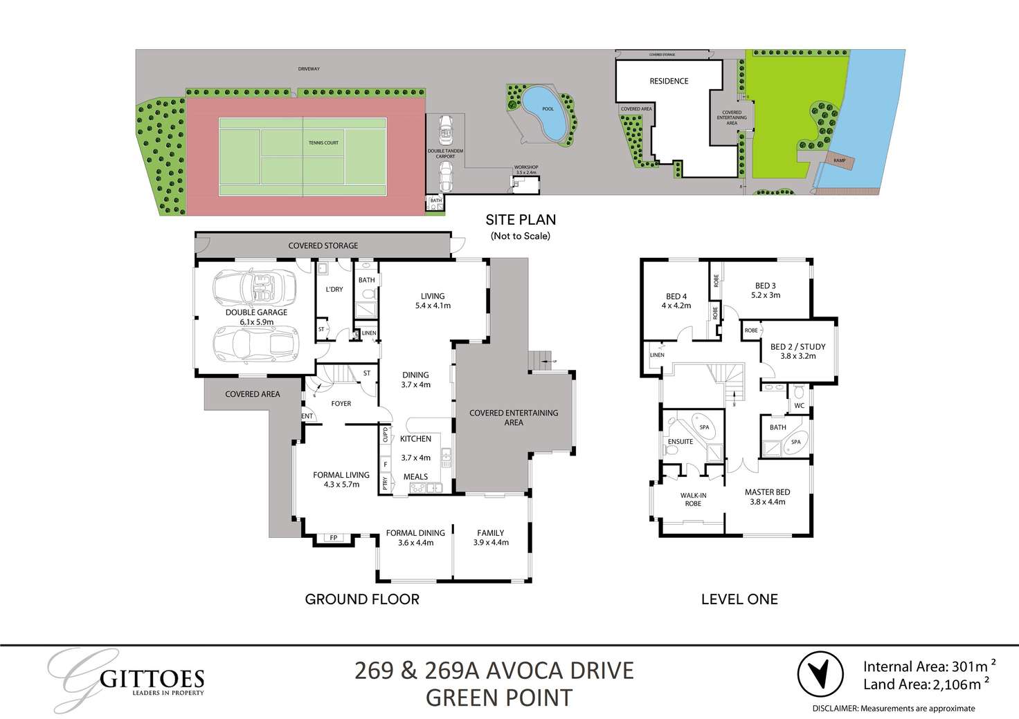 Floorplan of Homely house listing, 269 & 269A Avoca Drive, Green Point NSW 2251