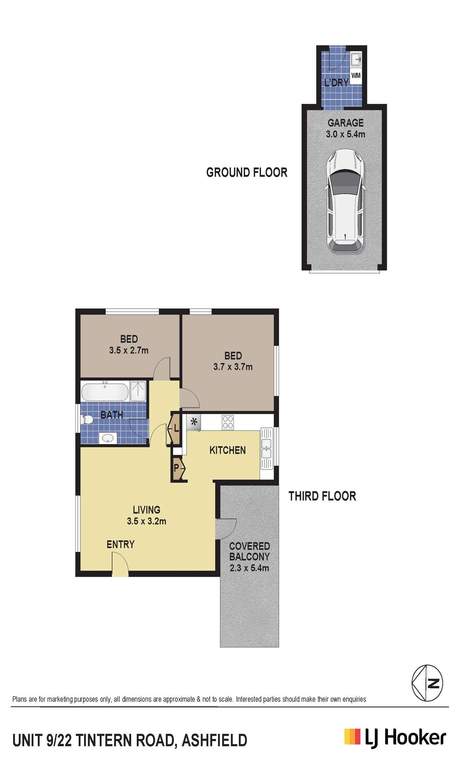 Floorplan of Homely apartment listing, 9/22 Tintern Road, Ashfield NSW 2131