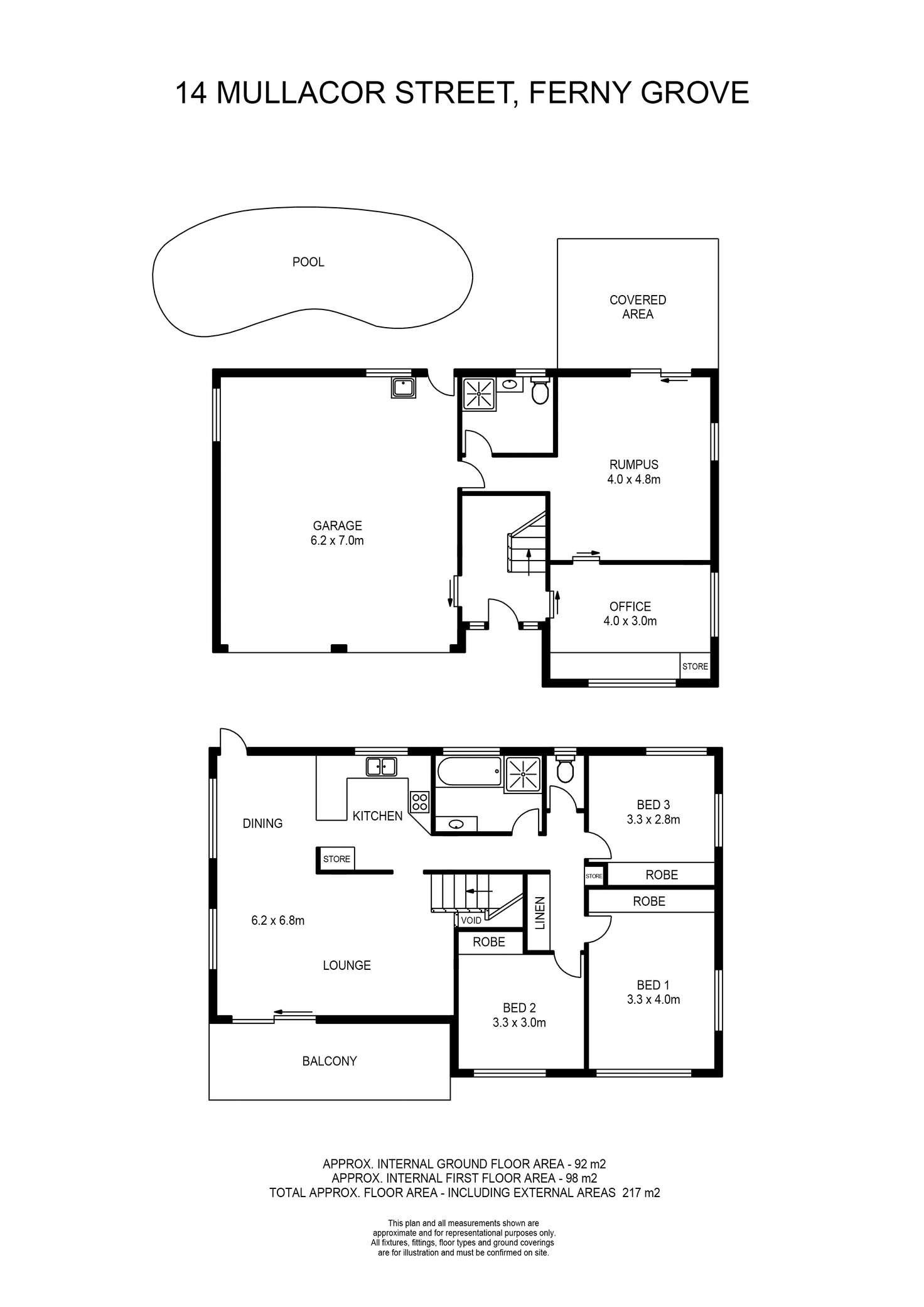 Floorplan of Homely house listing, 14 Mullacor Street, Ferny Grove QLD 4055