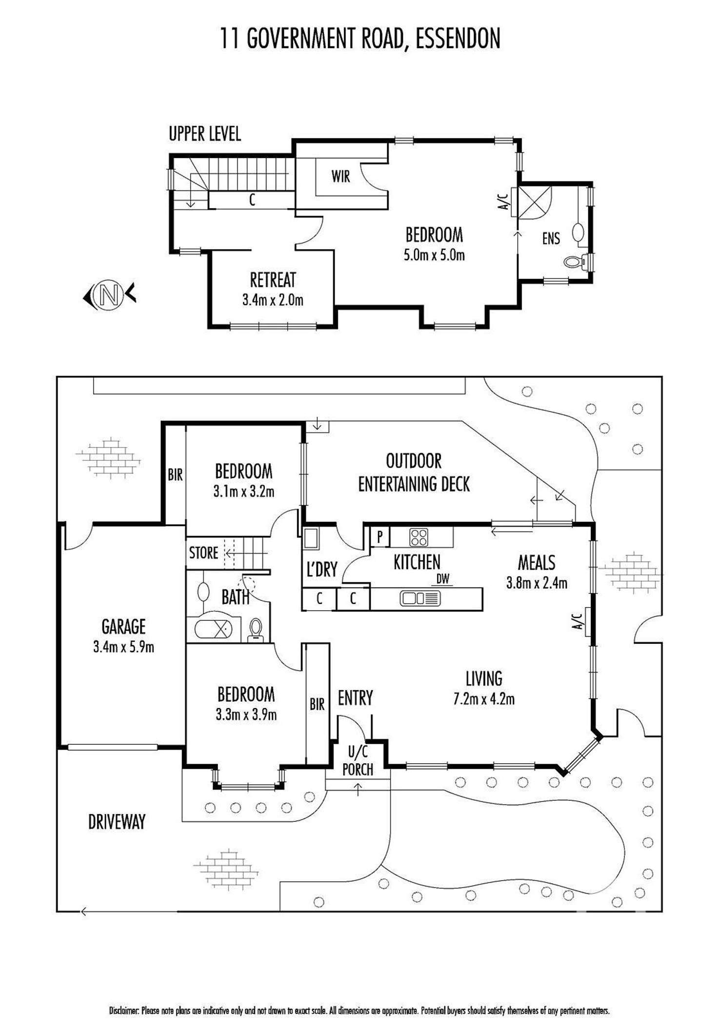 Floorplan of Homely house listing, 11 Government Road, Essendon VIC 3040