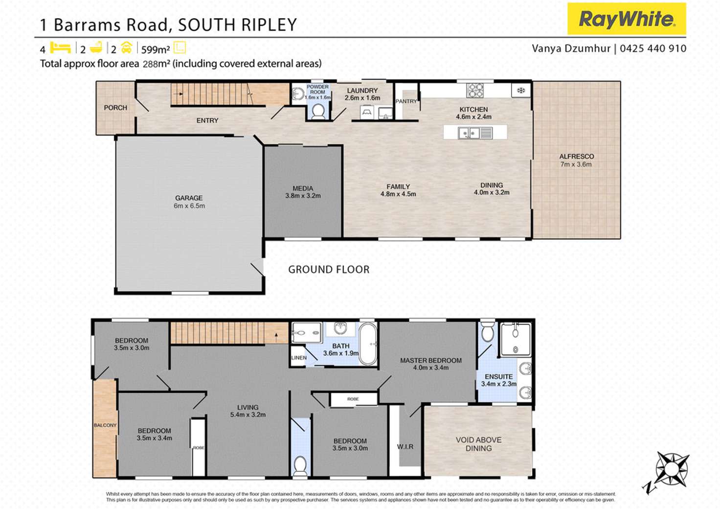 Floorplan of Homely house listing, 1 Barrams Road, South Ripley QLD 4306