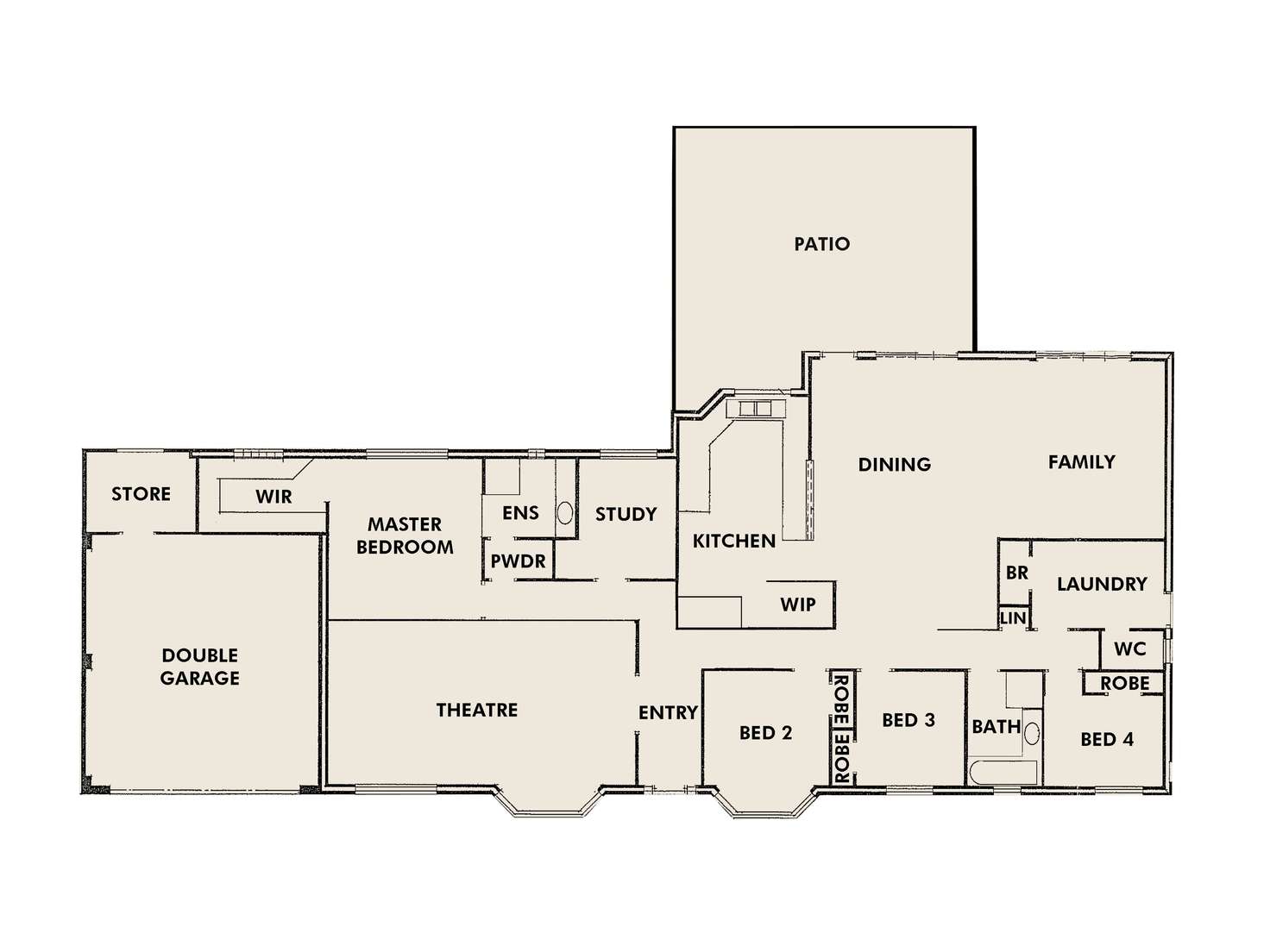 Floorplan of Homely house listing, 4 Nutbush Avenue, Falcon WA 6210