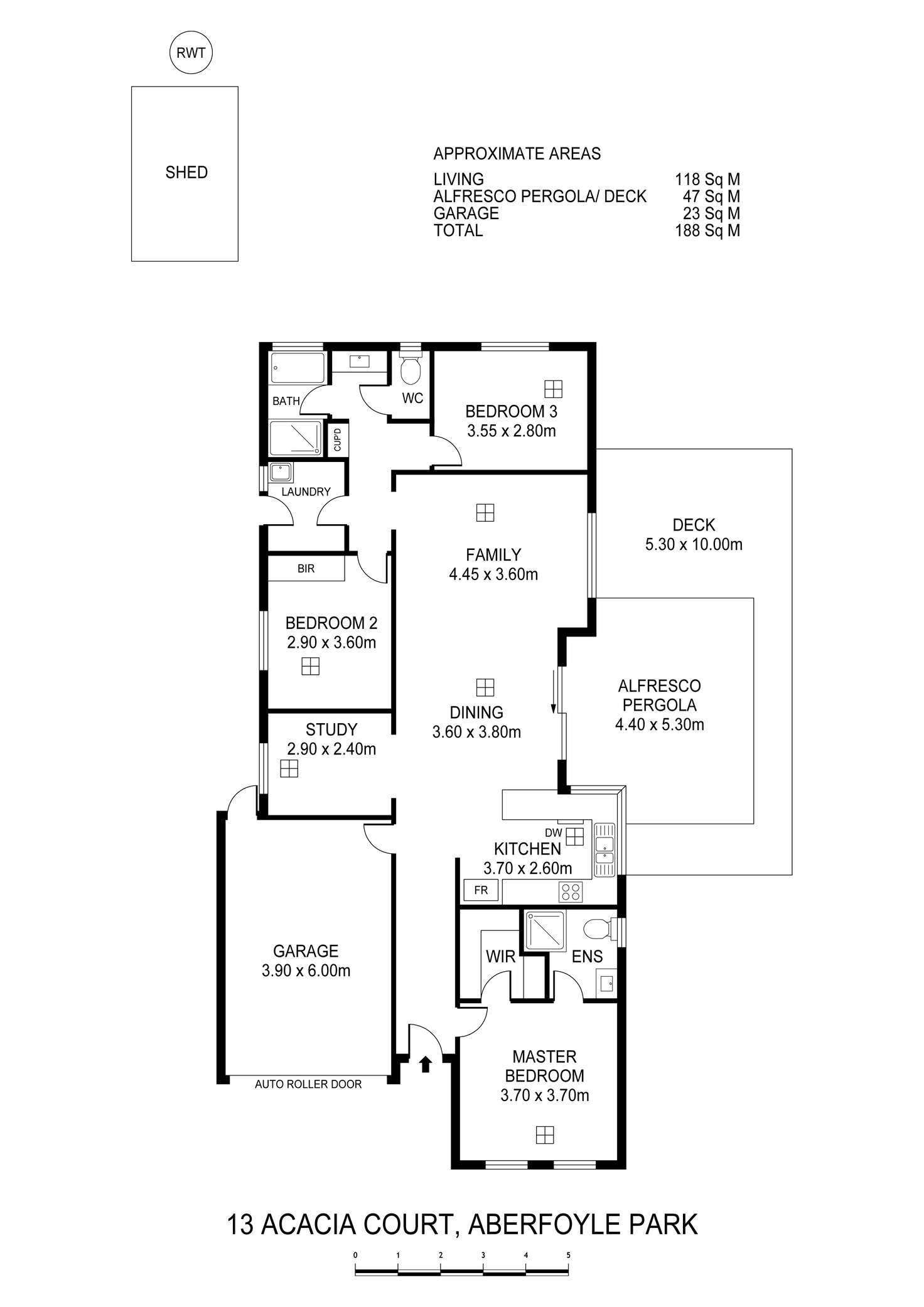 Floorplan of Homely house listing, 13 Acacia Court, Aberfoyle Park SA 5159