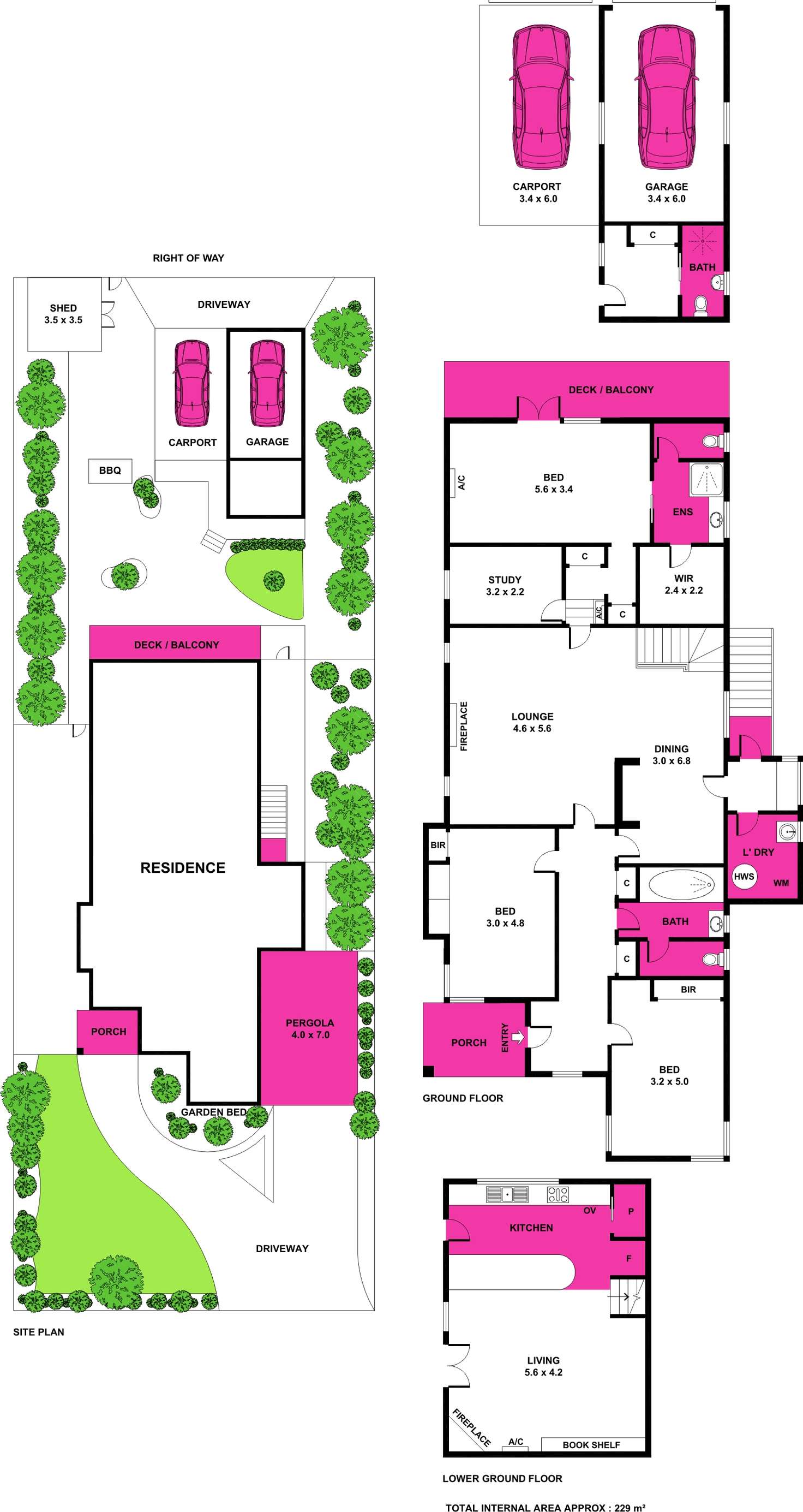 Floorplan of Homely house listing, 5 Denman Street, East Geelong VIC 3219