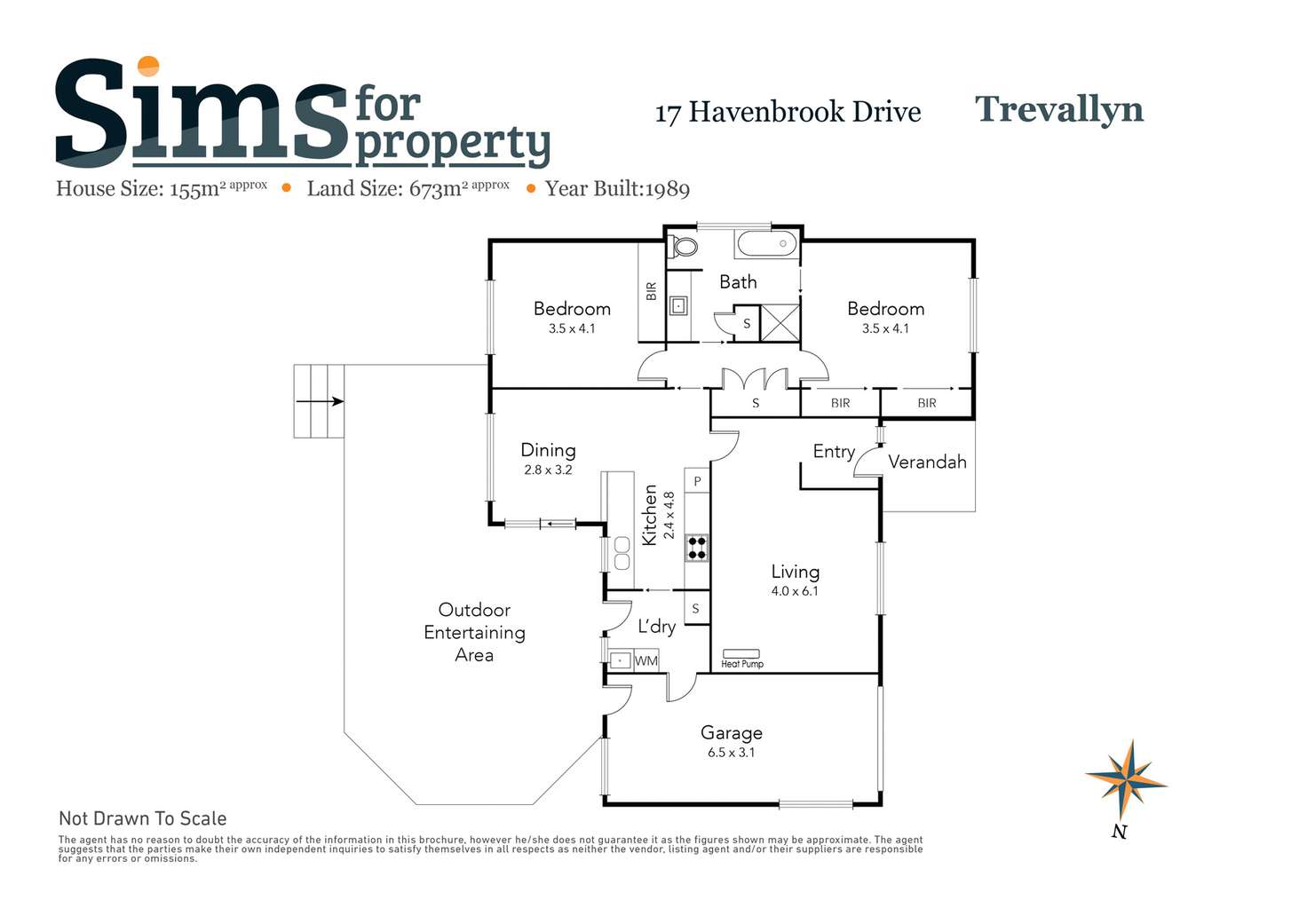 Floorplan of Homely house listing, 17 Havenbrook Drive, Trevallyn TAS 7250