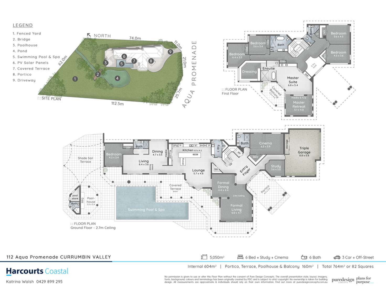 Floorplan of Homely house listing, 112 Aqua Promenade, Currumbin Valley QLD 4223