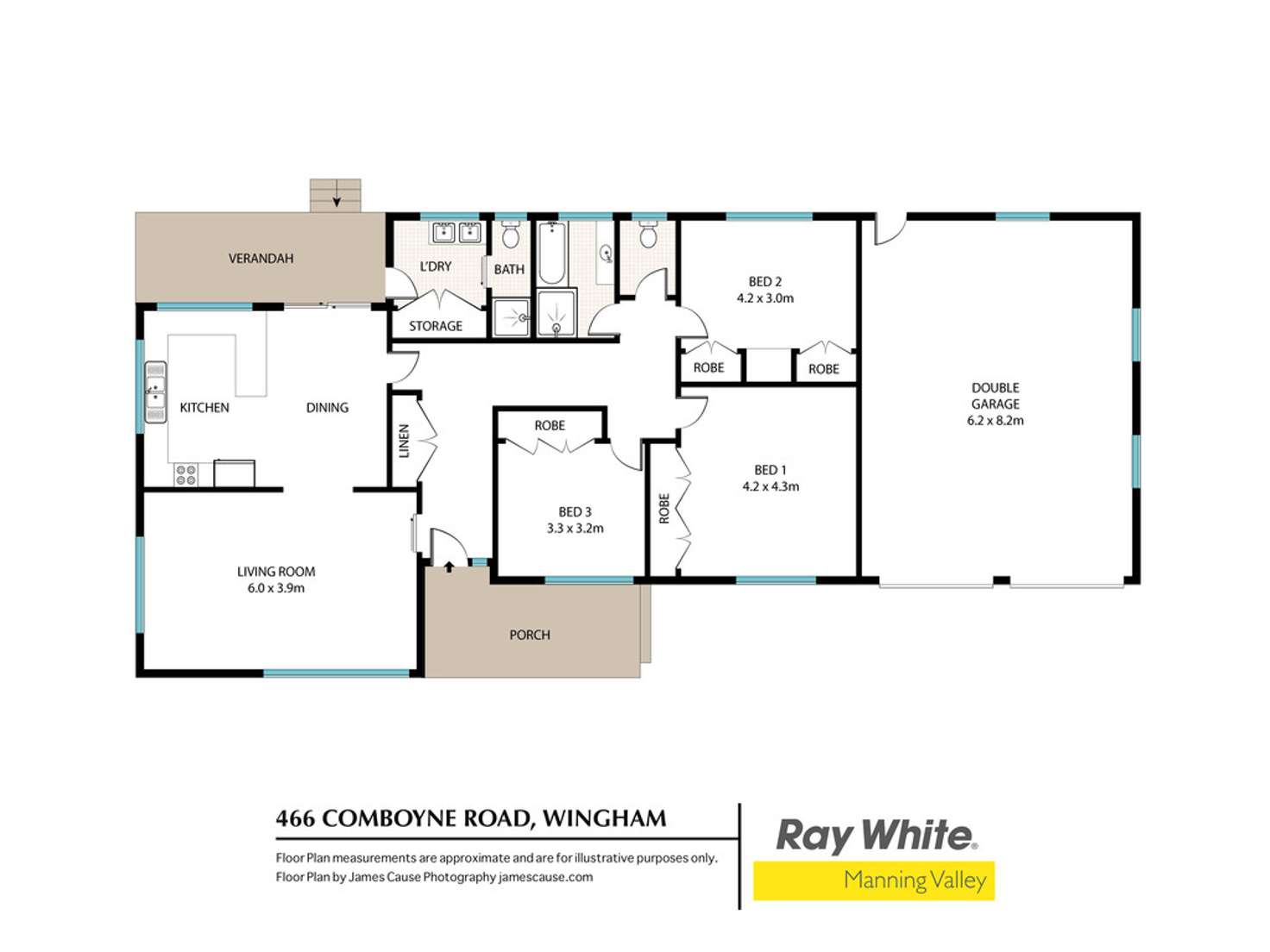 Floorplan of Homely acreageSemiRural listing, 466 Comboyne Road, Wingham NSW 2429