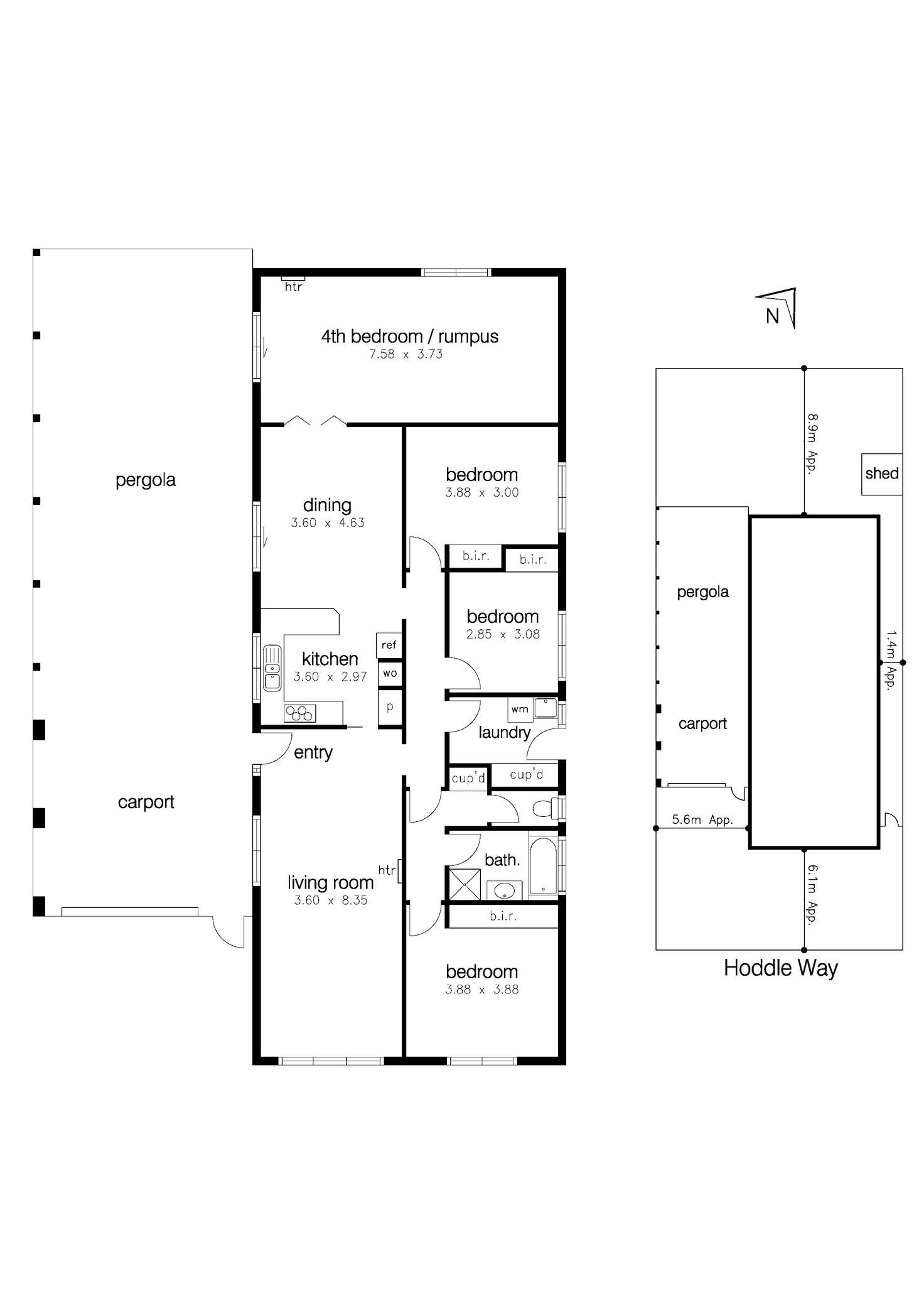 Floorplan of Homely house listing, 26 Hoddle Way, Altona Meadows VIC 3028