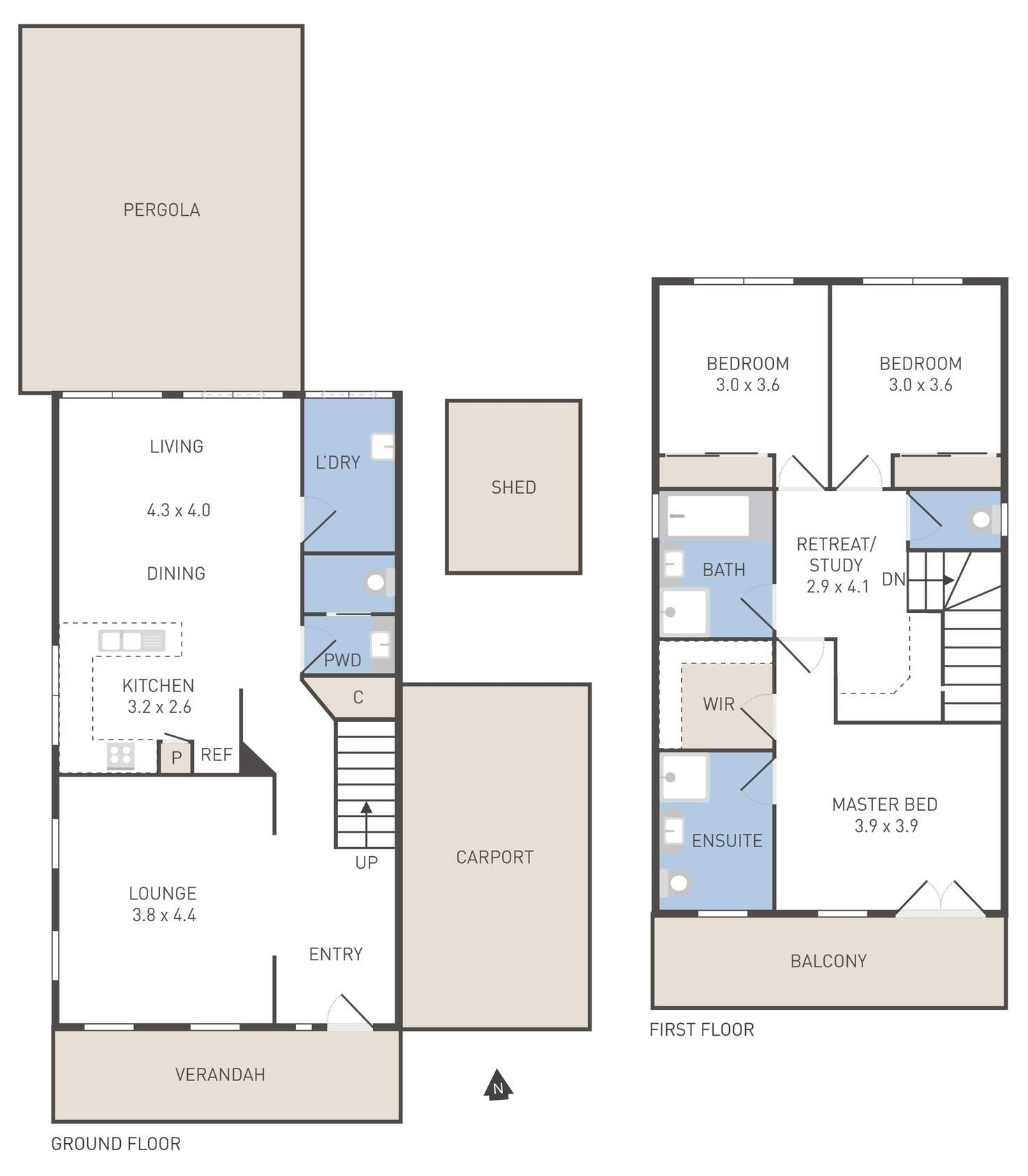 Floorplan of Homely house listing, 16 Spring Circuit, Caroline Springs VIC 3023