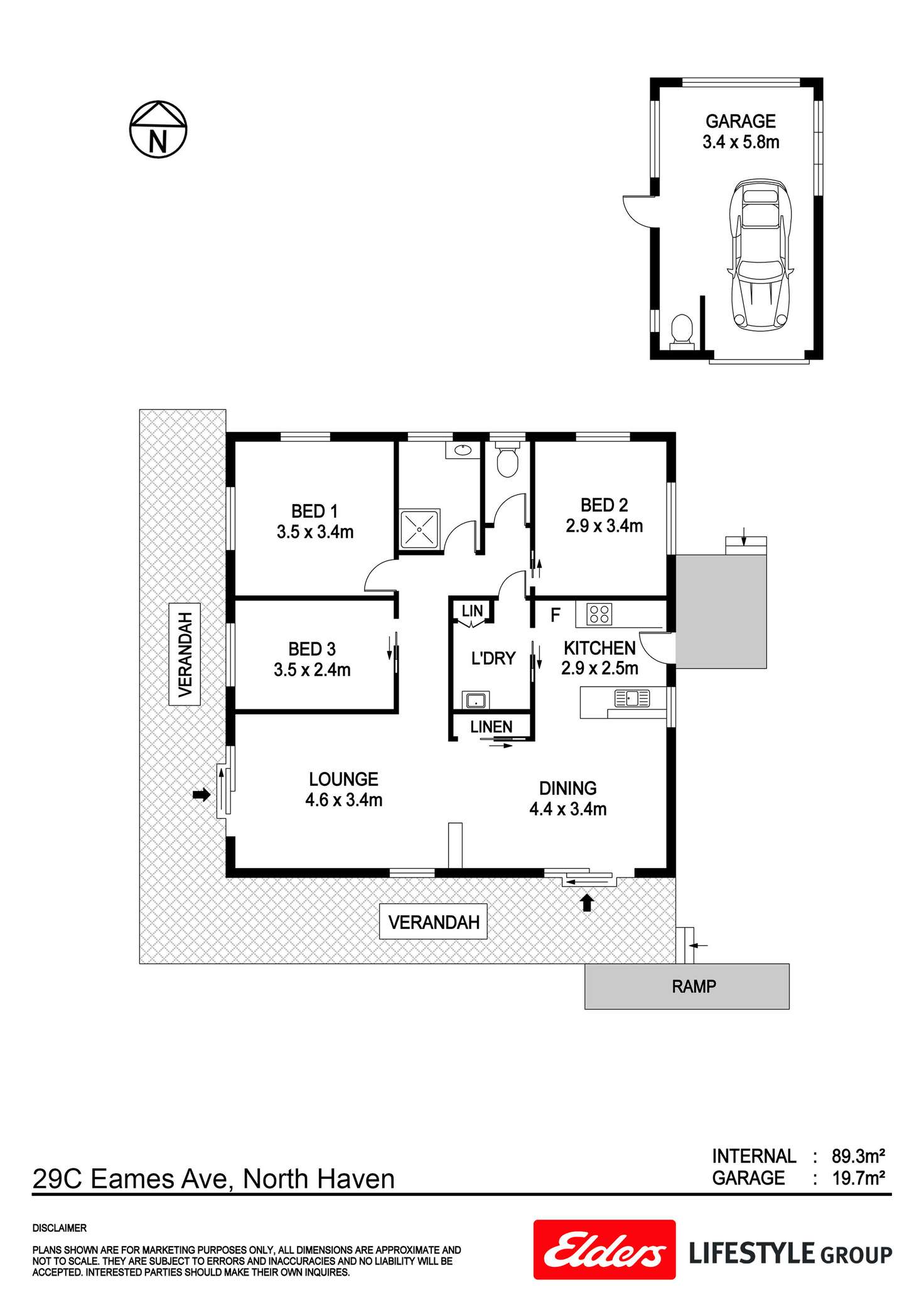 Floorplan of Homely house listing, 29C Eames Avenue, North Haven NSW 2443