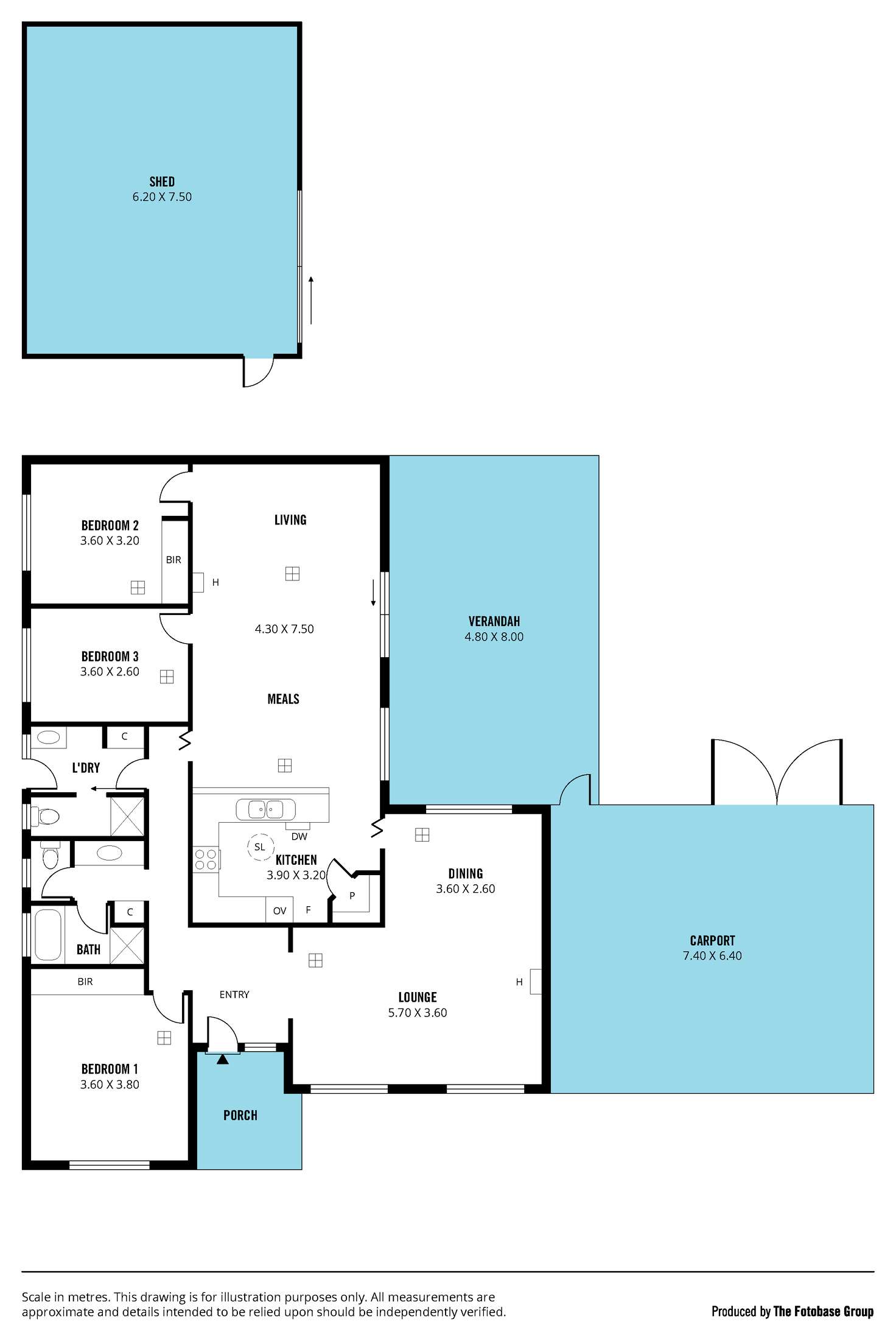 Floorplan of Homely house listing, 39 Salvador Street, Flagstaff Hill SA 5159