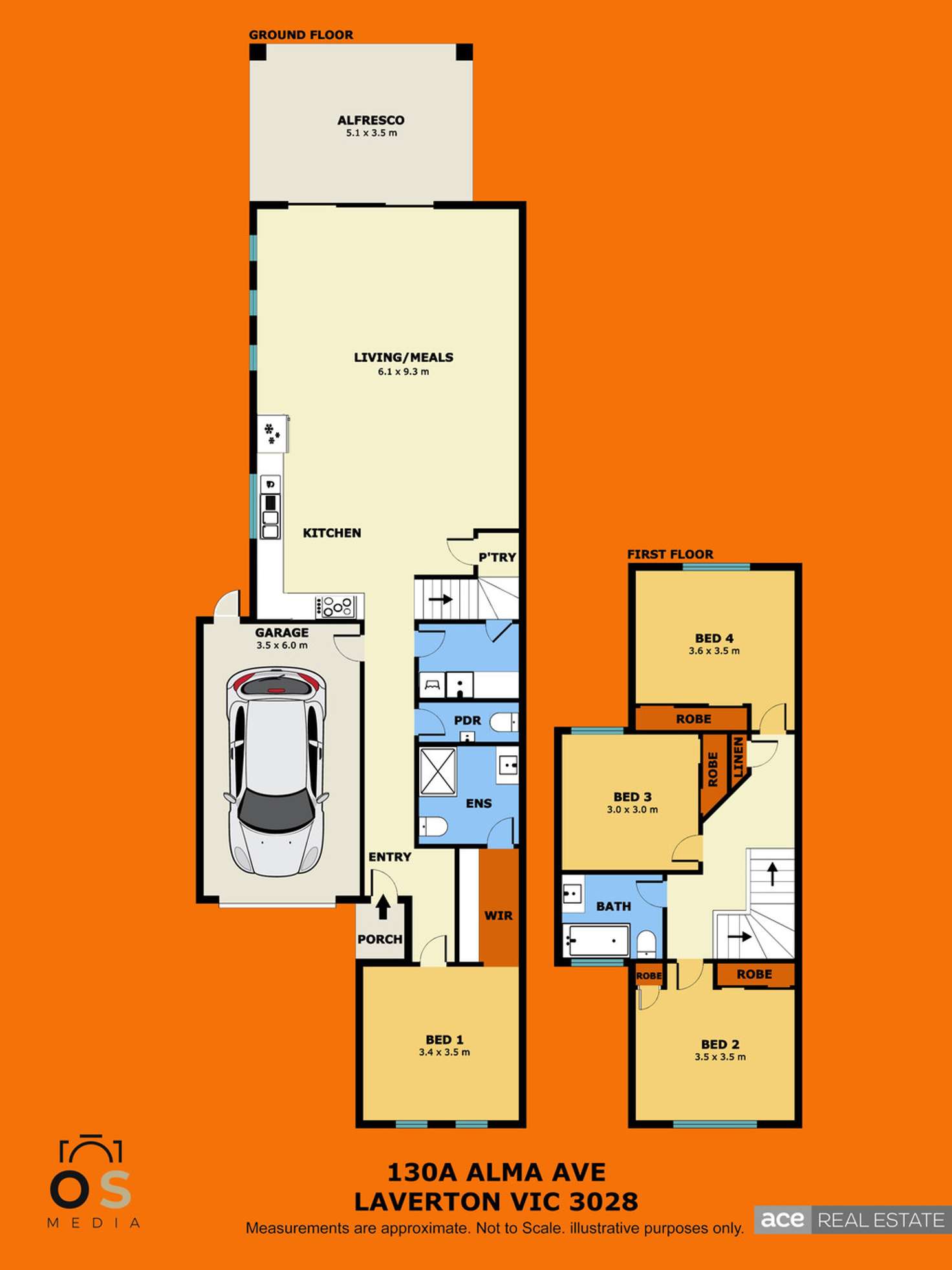 Floorplan of Homely house listing, 130A Alma Avenue, Laverton VIC 3028
