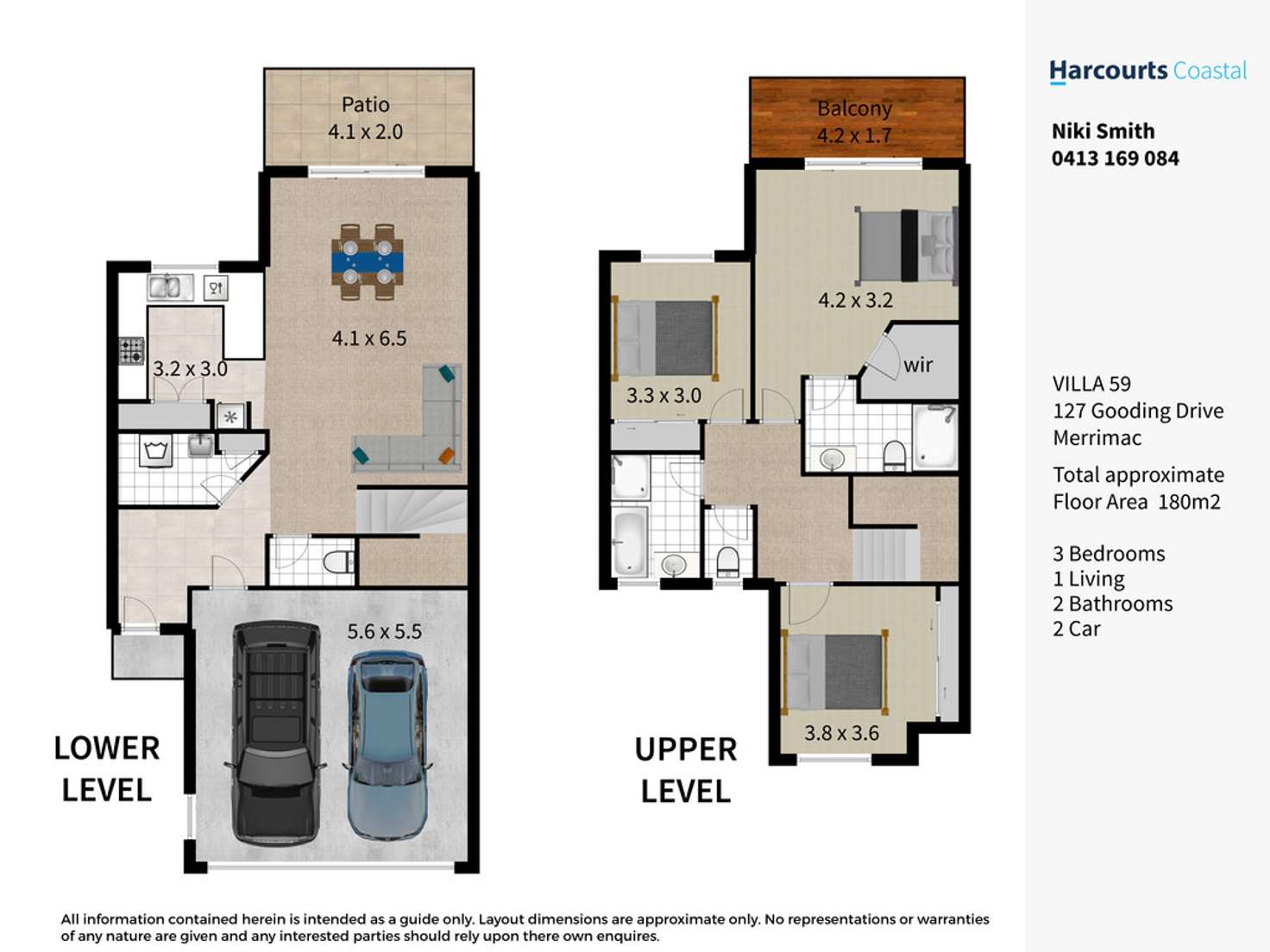 Floorplan of Homely townhouse listing, 59/127 Gooding Drive, Merrimac QLD 4226