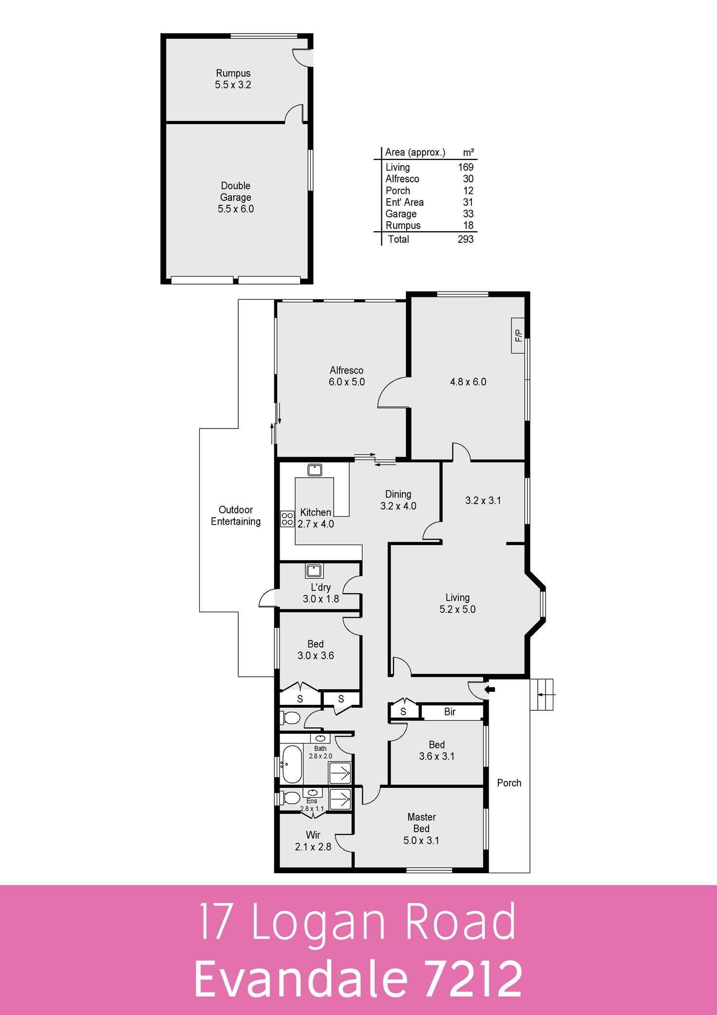 Floorplan of Homely house listing, 17 Logan Road, Evandale TAS 7212